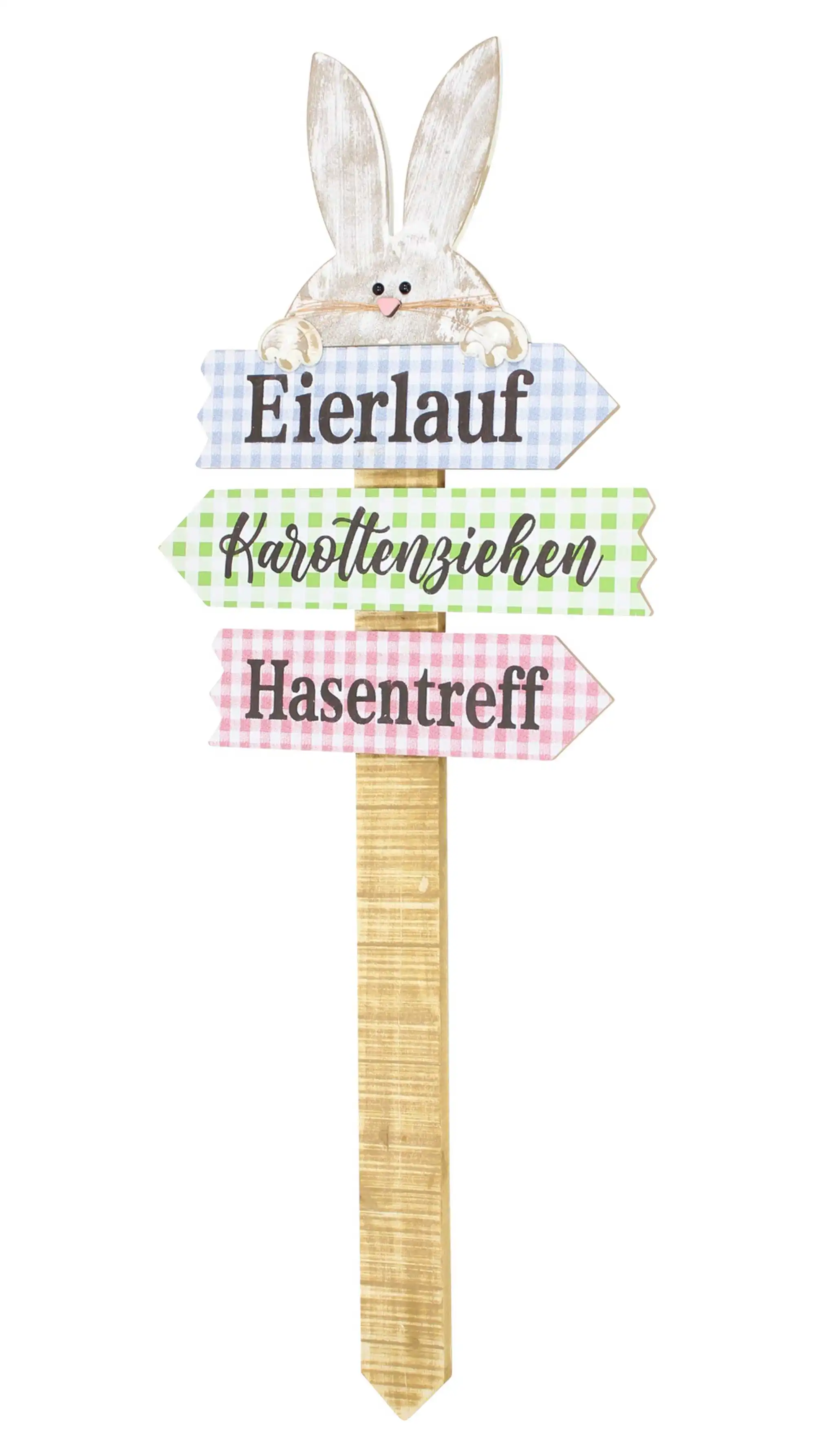 Acheter Panneau de jardin "Osterparty"  dans la boutique en ligne de Frank Flechtwaren pour Pâques colorée