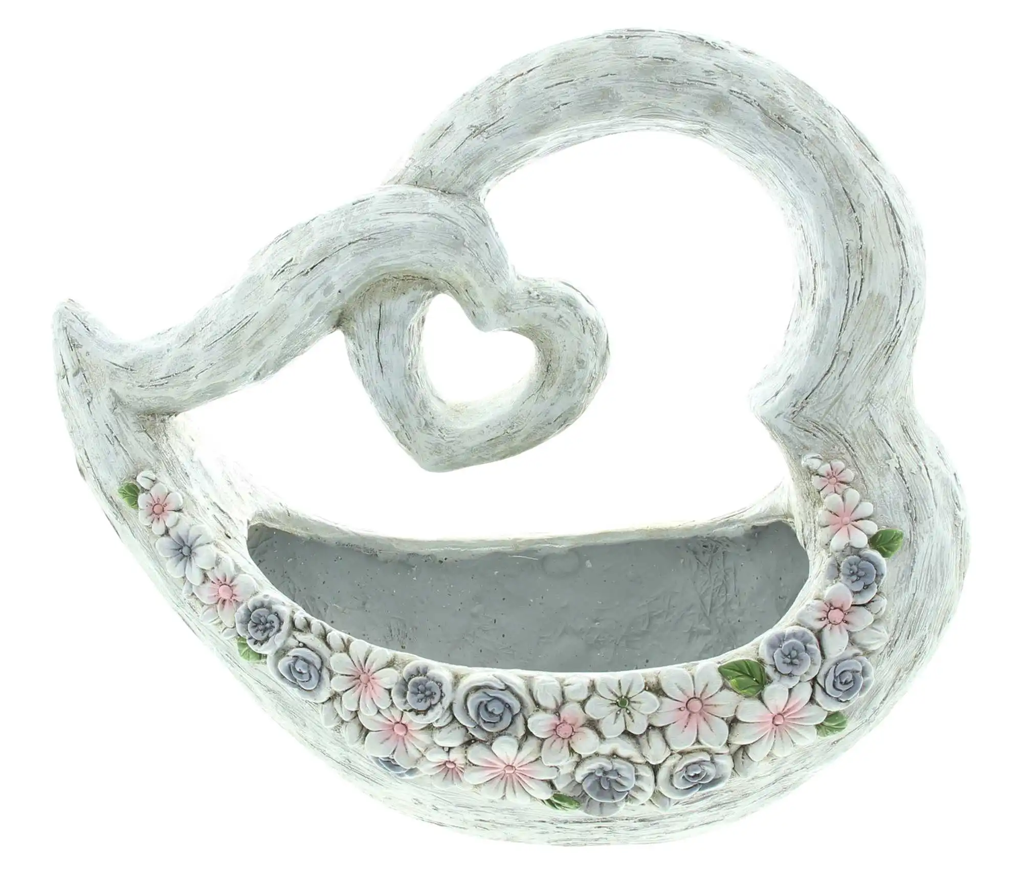 Acheter Jardinière "coeur fleuri"  dans la boutique en ligne de Frank Flechtwaren pour Pâques