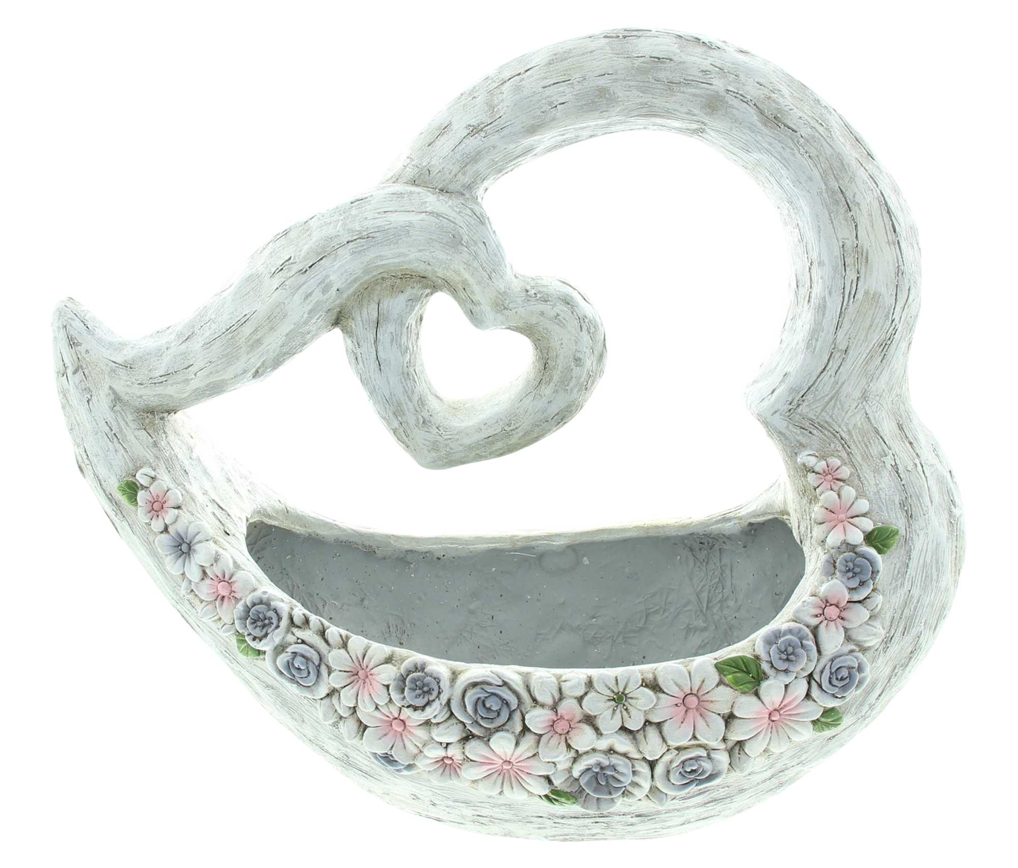Acheter Jardinière "coeur fleuri"  dans la boutique en ligne de Frank Flechtwaren pour Pâques