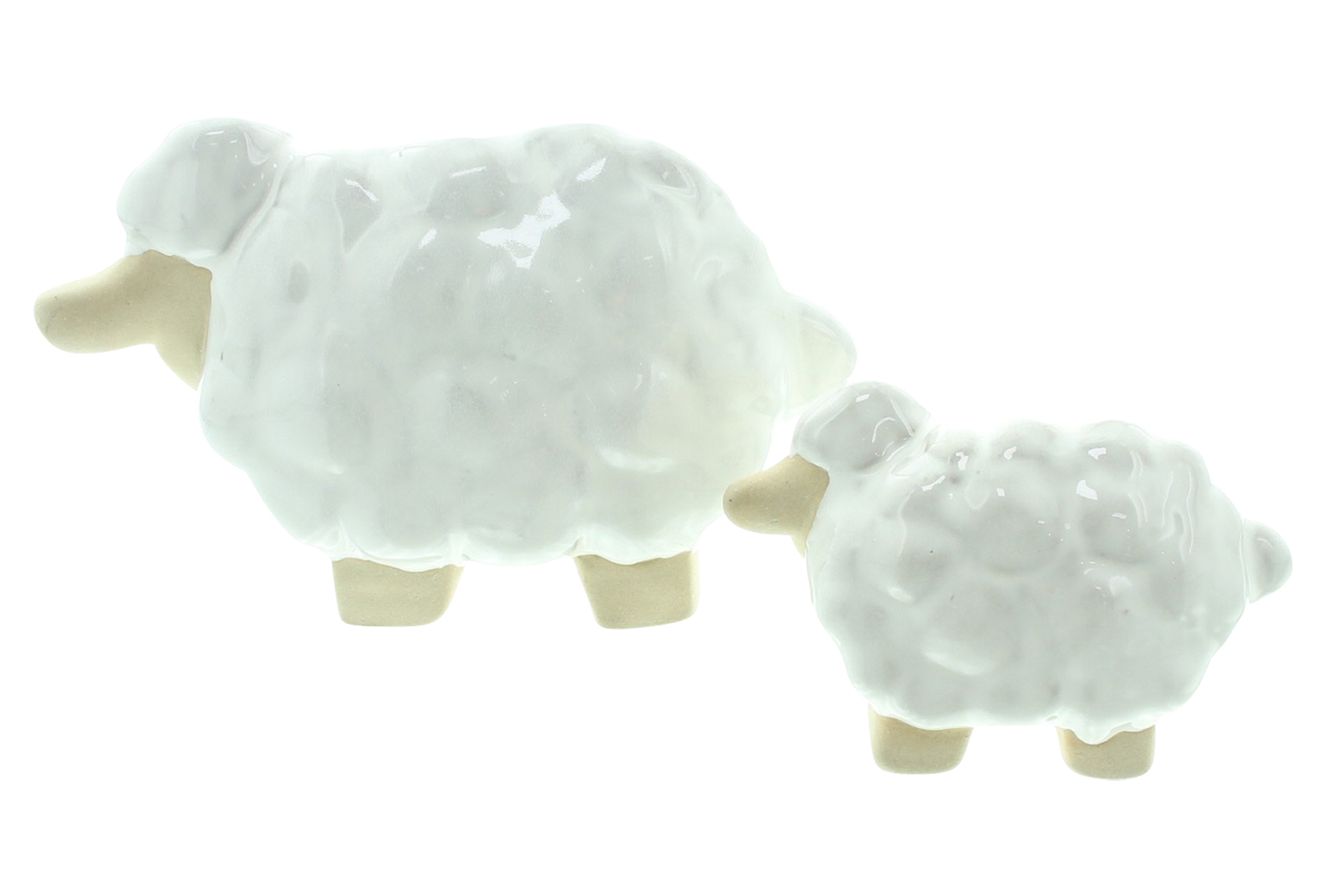 Acheter Lot de 2 figurines décoratives "moutons"  dans la boutique en ligne de Frank Flechtwaren pour Figurines décoratives