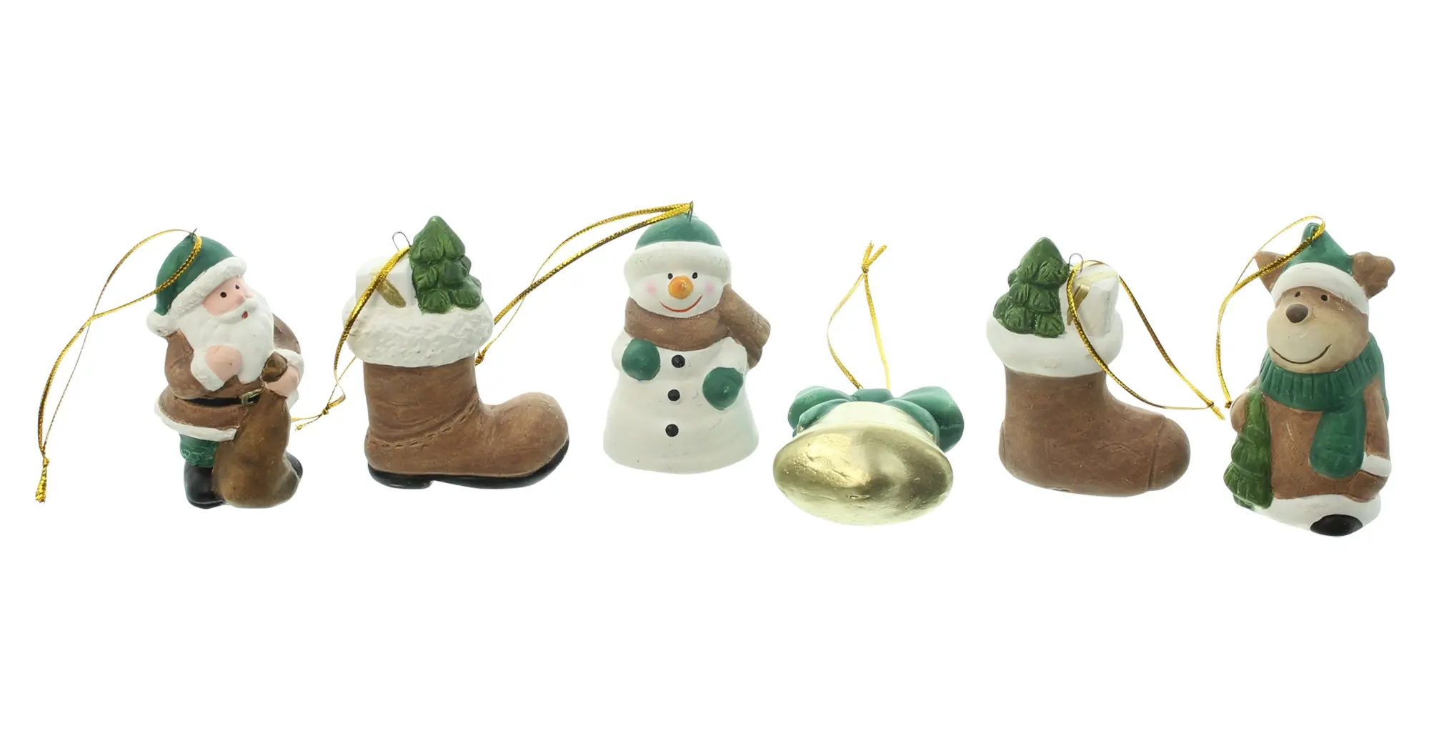 Acheter Lot de 6 suspensions "période de Noël"  dans la boutique en ligne de Frank Flechtwaren pour Décorations pour sapins de Noël