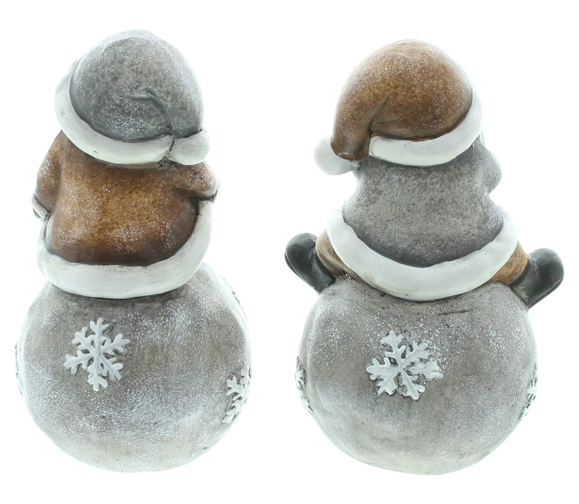 Acheter Lot de 2 Santas "boule LED"  dans la boutique en ligne de Frank Flechtwaren pour Pères Noël