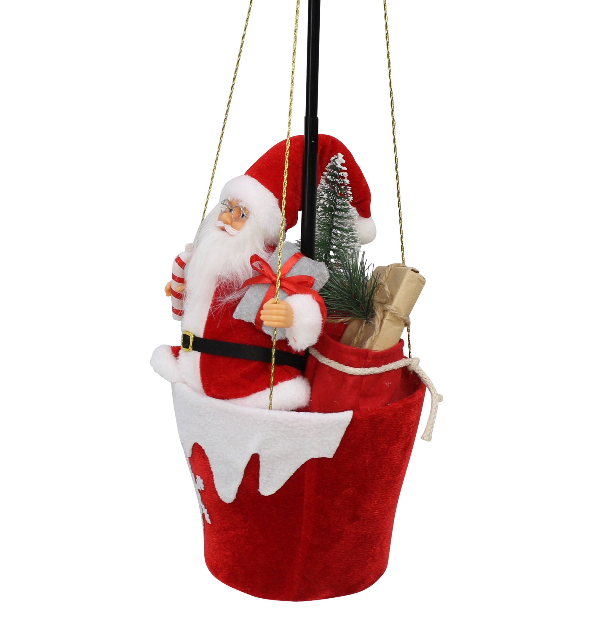 Acheter Mongolfière "Santa"  dans la boutique en ligne de Frank Flechtwaren pour Pères Noël