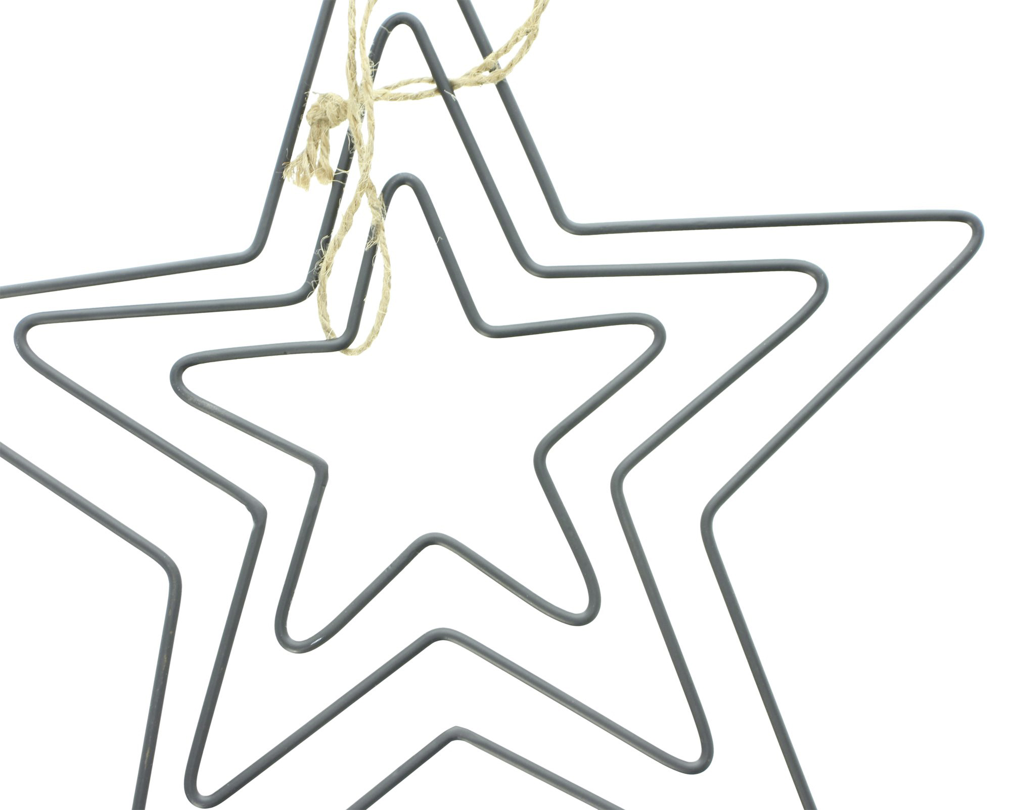 Acheter Lot de 3 suspensions "étoile"  dans la boutique en ligne de Frank Flechtwaren pour Noël