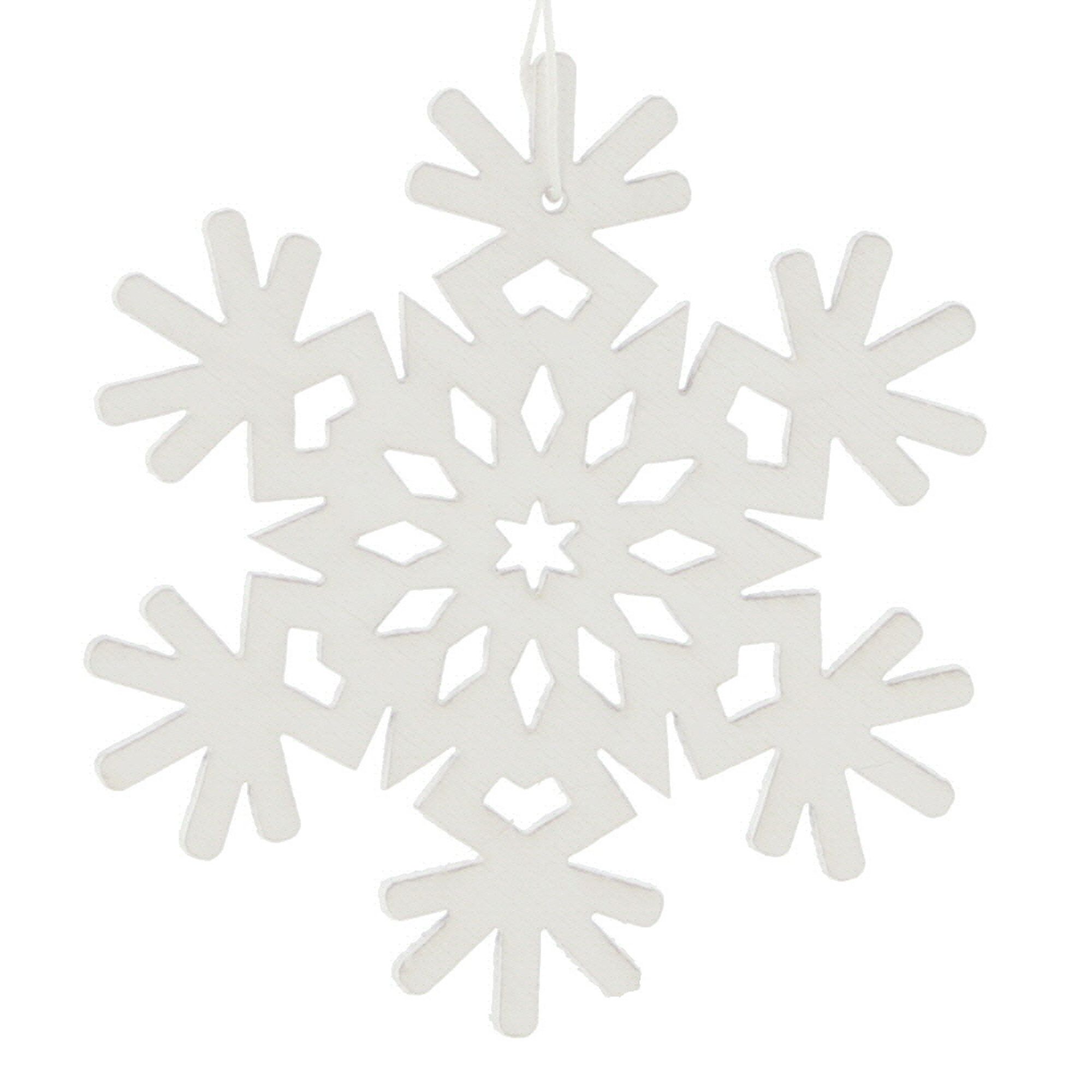 Acheter Lot de 18 suspensions "flocons de neige"  dans la boutique en ligne de Frank Flechtwaren pour Décorations pour sapins de Noël