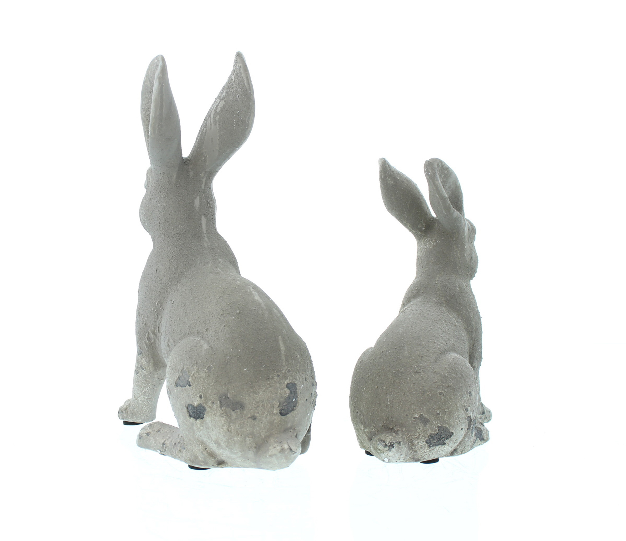 Acheter Lor de 2 lapins "style béton" 2ème choix  dans la boutique en ligne de Frank Flechtwaren pour Pâques