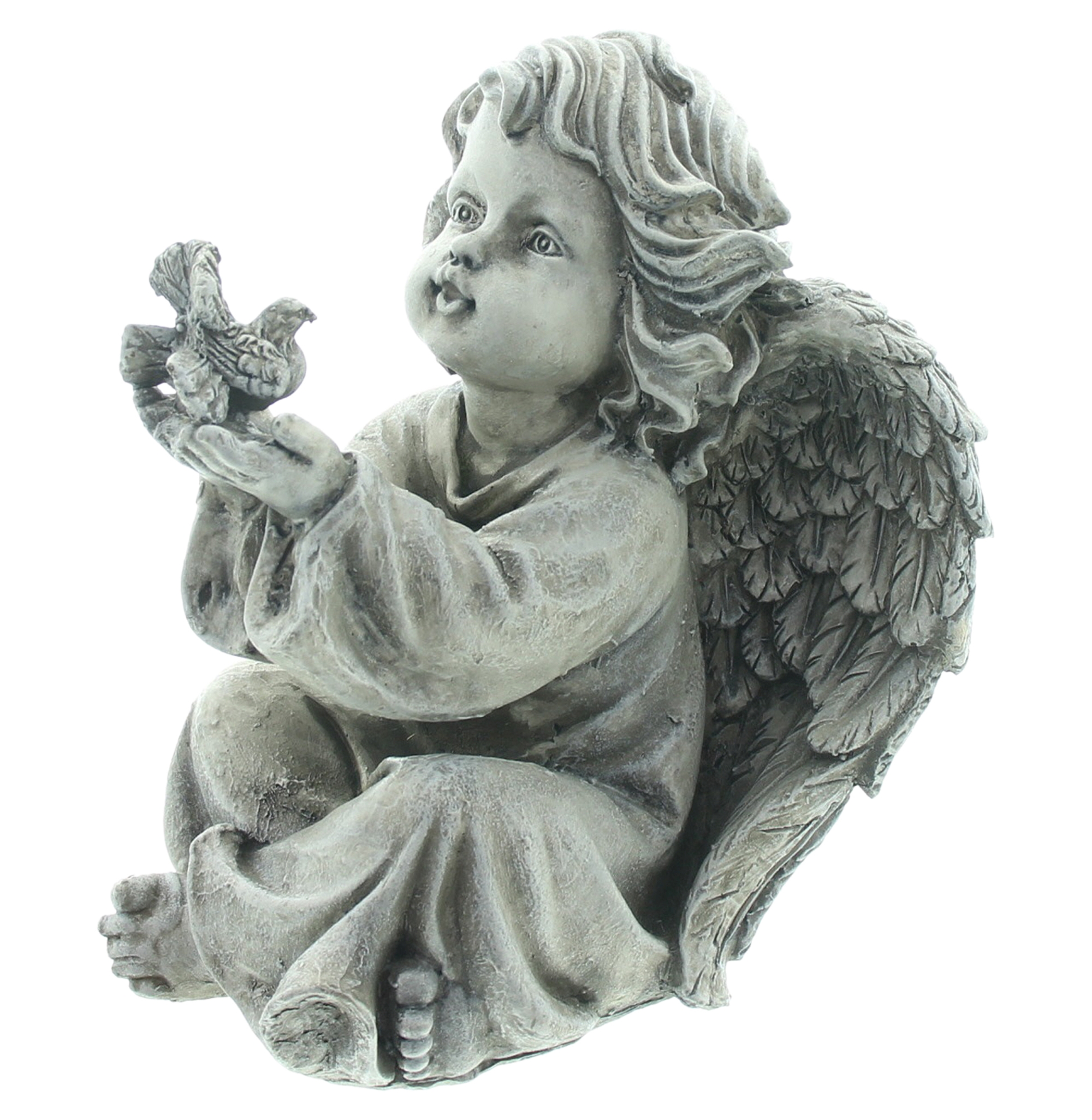 Acheter Figurine "ange avec oiseau"  dans la boutique en ligne de Frank Flechtwaren pour Nouvel arrivage
