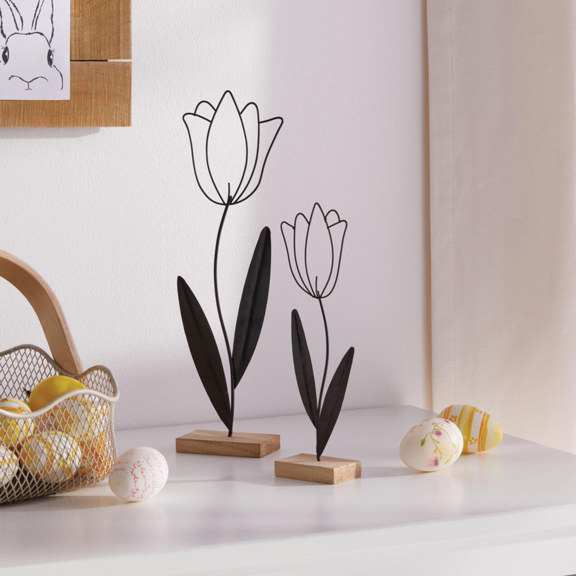 Acheter Lot de 2 tulipes "moderne"  dans la boutique en ligne de Frank Flechtwaren