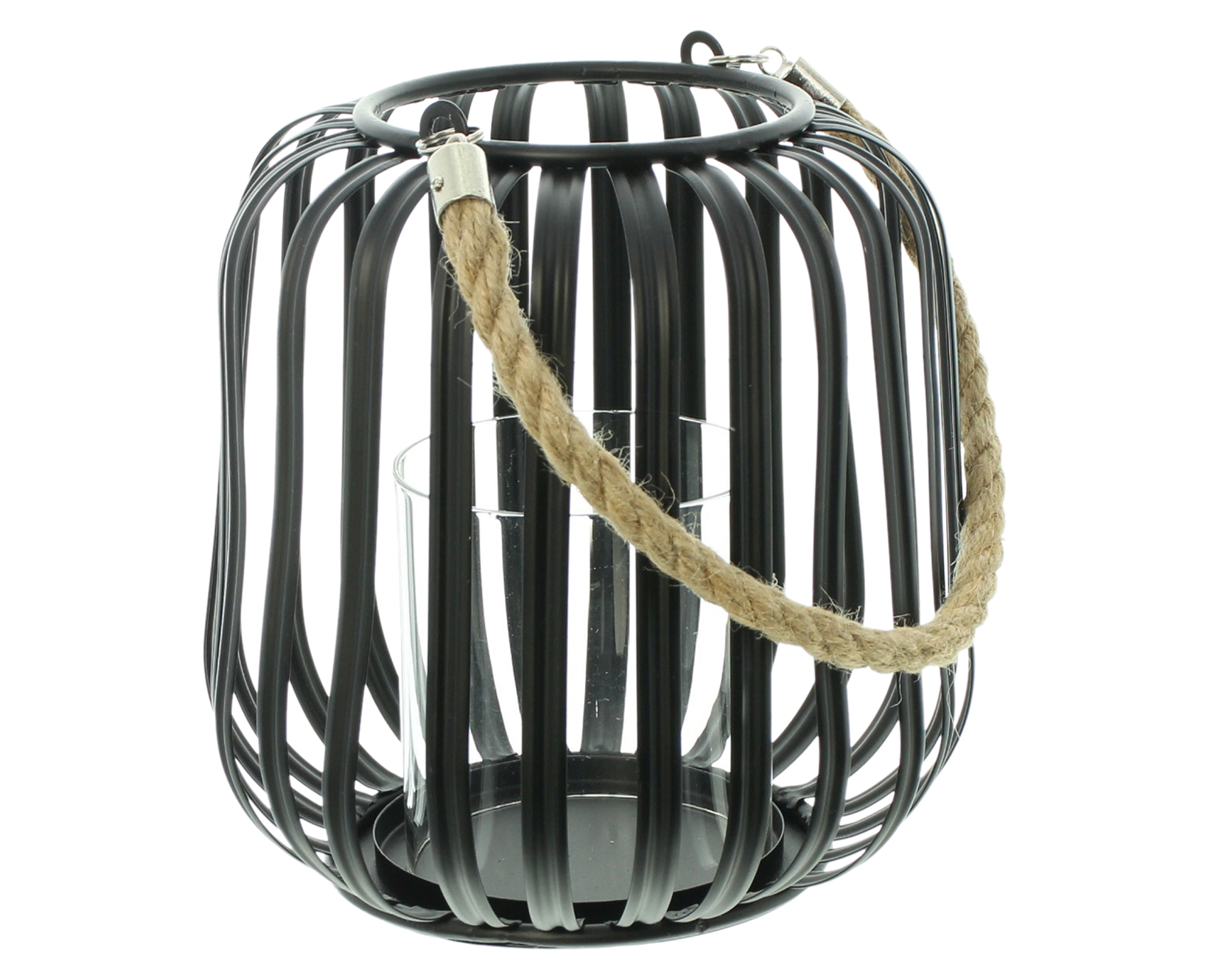 Acheter Photophore "Black"  dans la boutique en ligne de Frank Flechtwaren pour Photophores