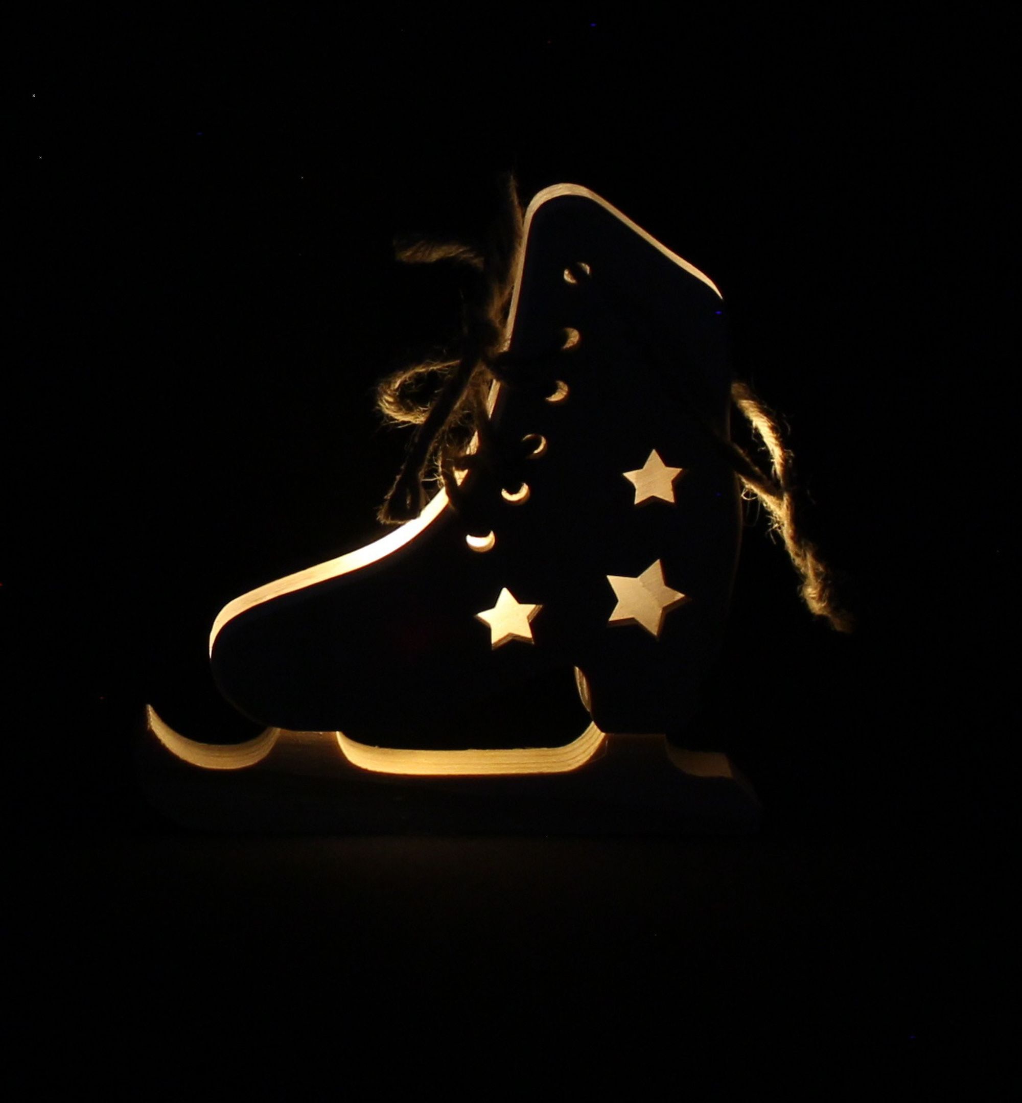 Acheter Patin à glace LED "petite étoile"  dans la boutique en ligne de Frank Flechtwaren pour Décorations à suspendre