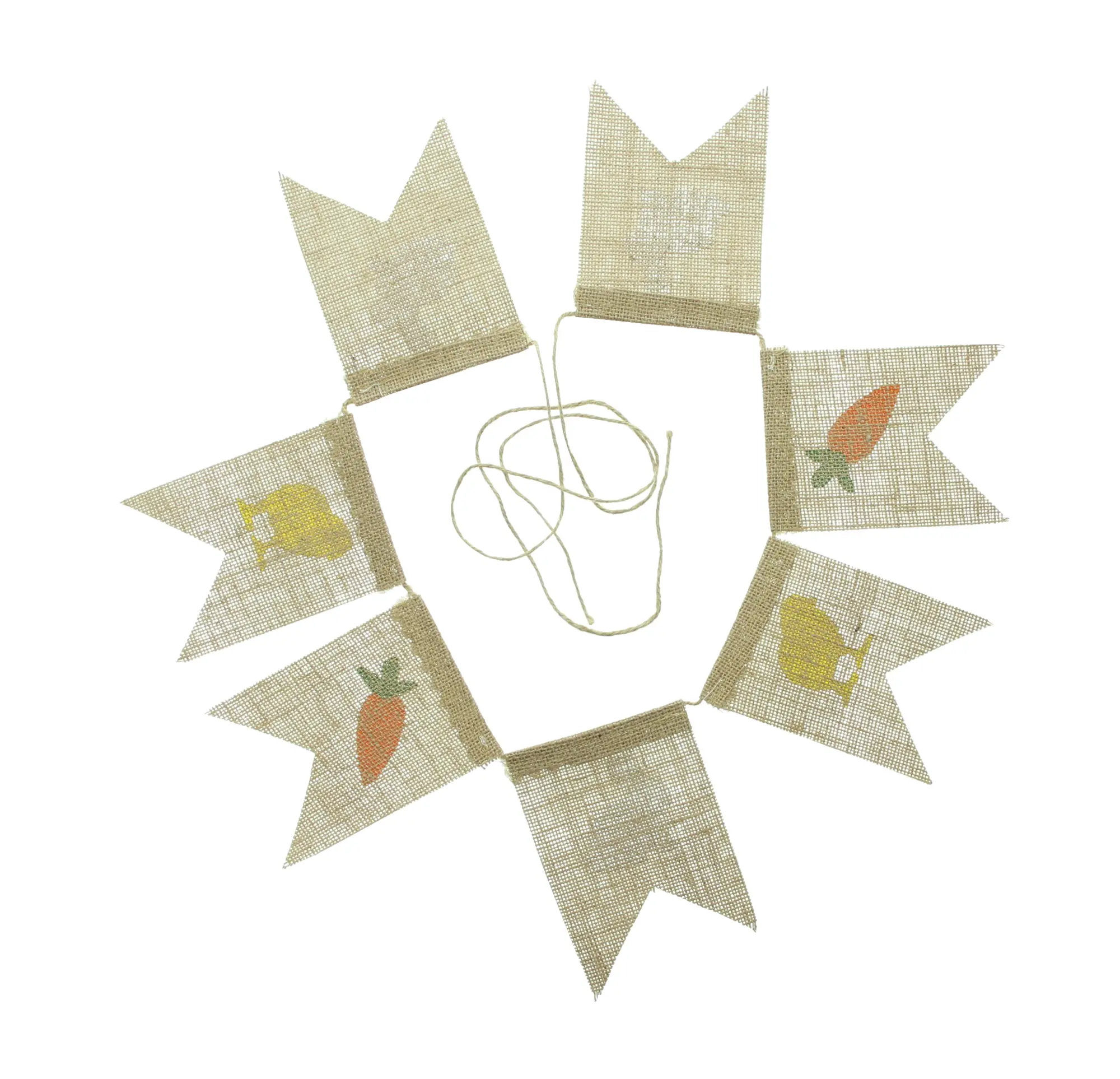 Acheter Lot de 2 guirlandes fanions "Pâques"  dans la boutique en ligne de Frank Flechtwaren pour Lapin &amp; co