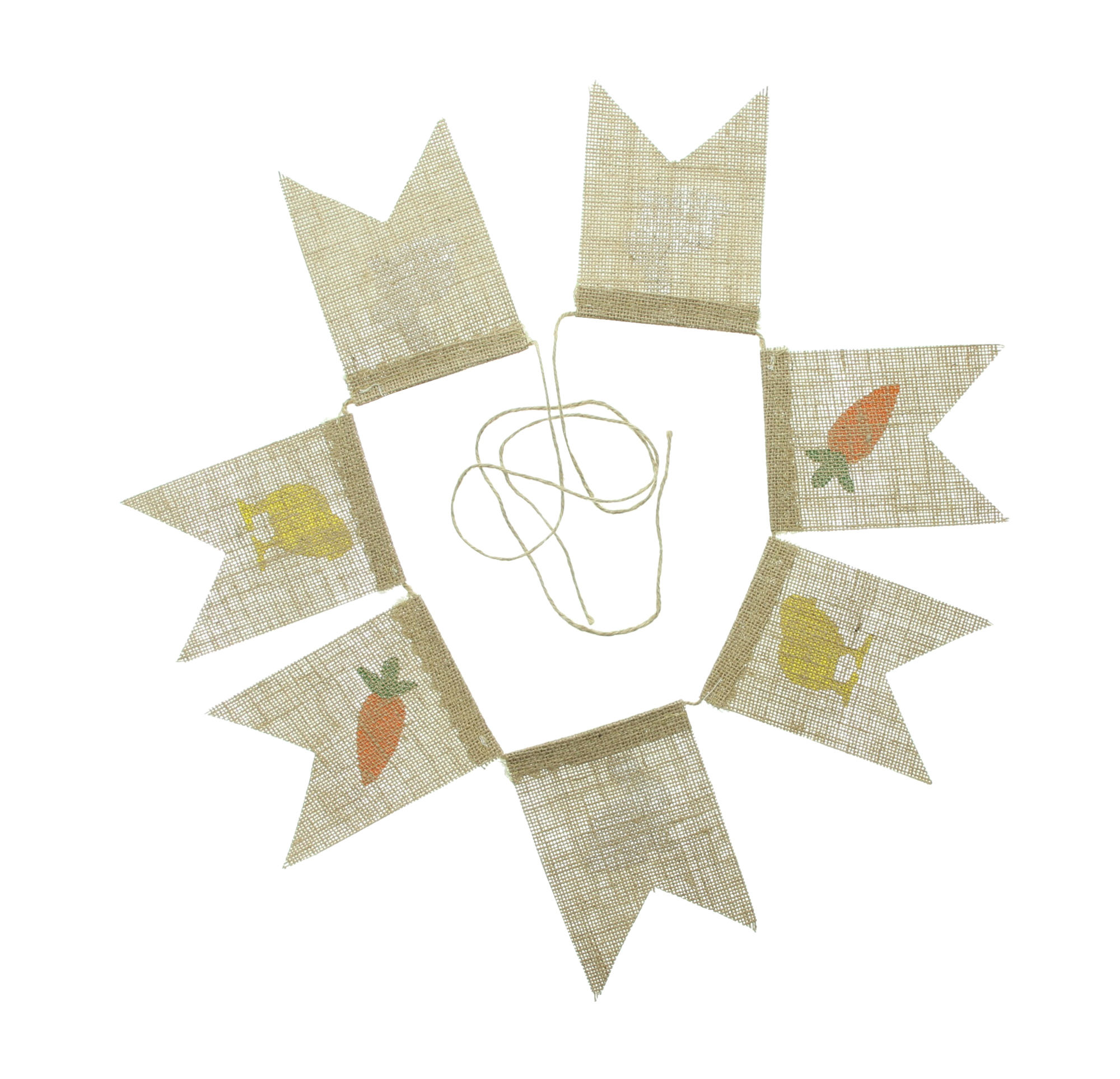 Acheter Lot de 2 guirlandes fanions "Pâques"  dans la boutique en ligne de Frank Flechtwaren pour Nouvel arrivage