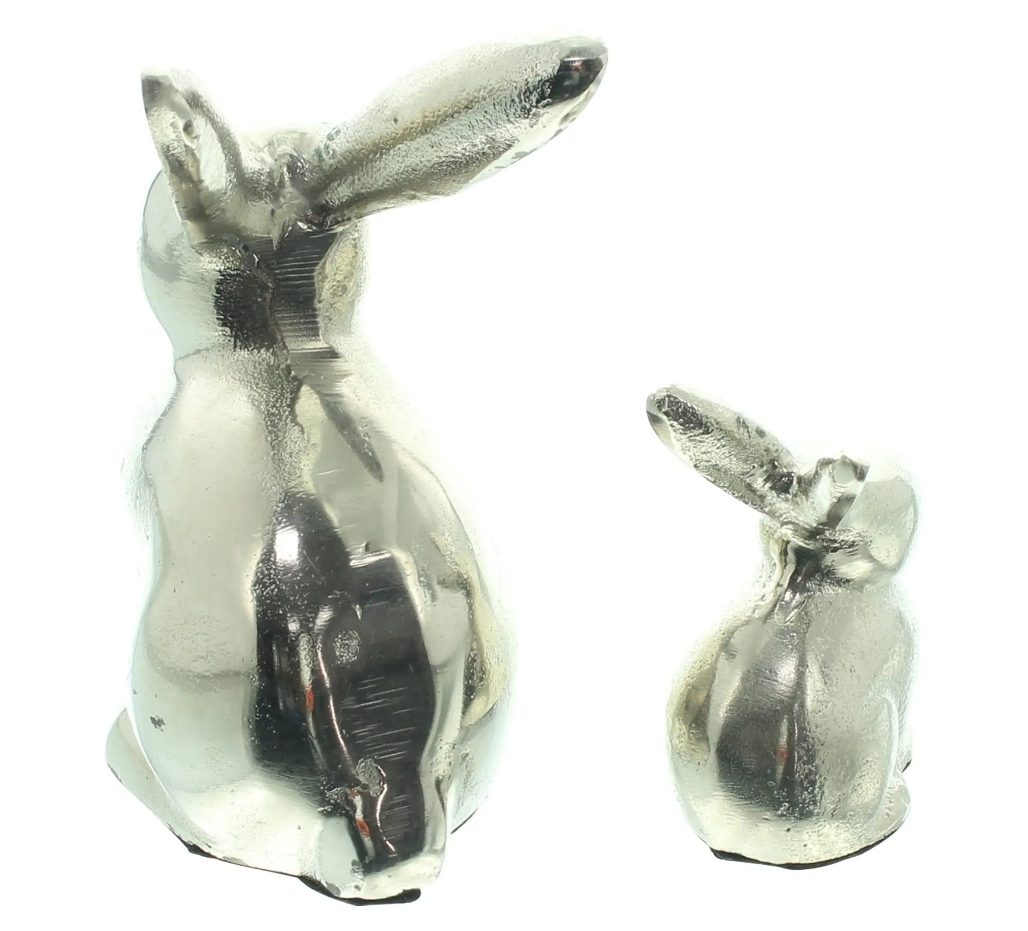 Acheter Lot de 2 figures "lapin argenté"  dans la boutique en ligne de Frank Flechtwaren pour Lapin &amp; co