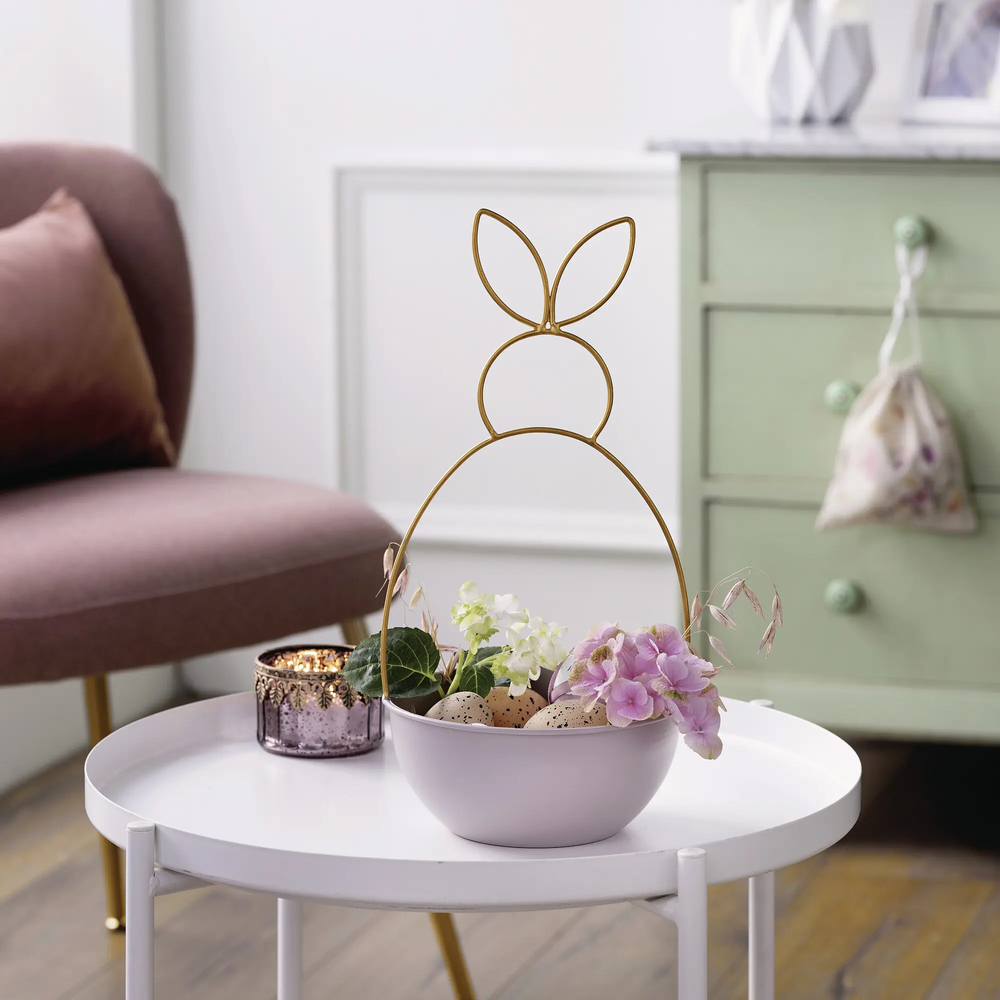 Acheter Coupe "lapin doré"  dans la boutique en ligne de Frank Flechtwaren pour Pâques