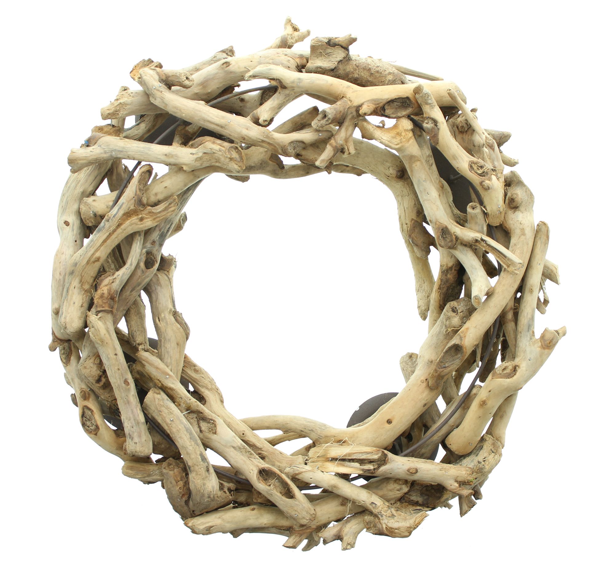 Acheter Couronne de l'Avent "bois flotté"  dans la boutique en ligne de Frank Flechtwaren pour Couronnes