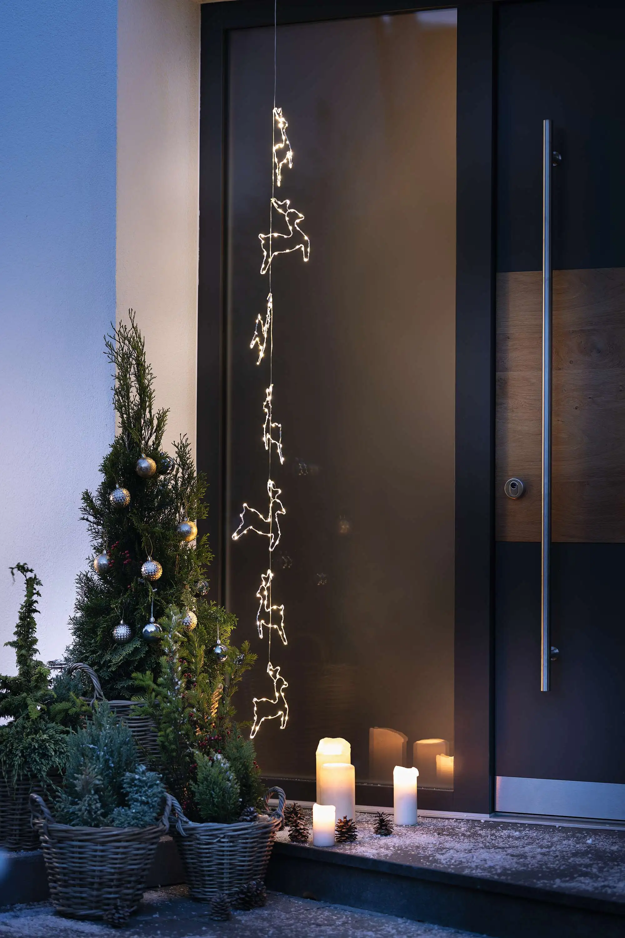Acheter Guirlande lumineuse à LED "Rennes"  dans la boutique en ligne de Frank Flechtwaren pour Support de lumière LED
