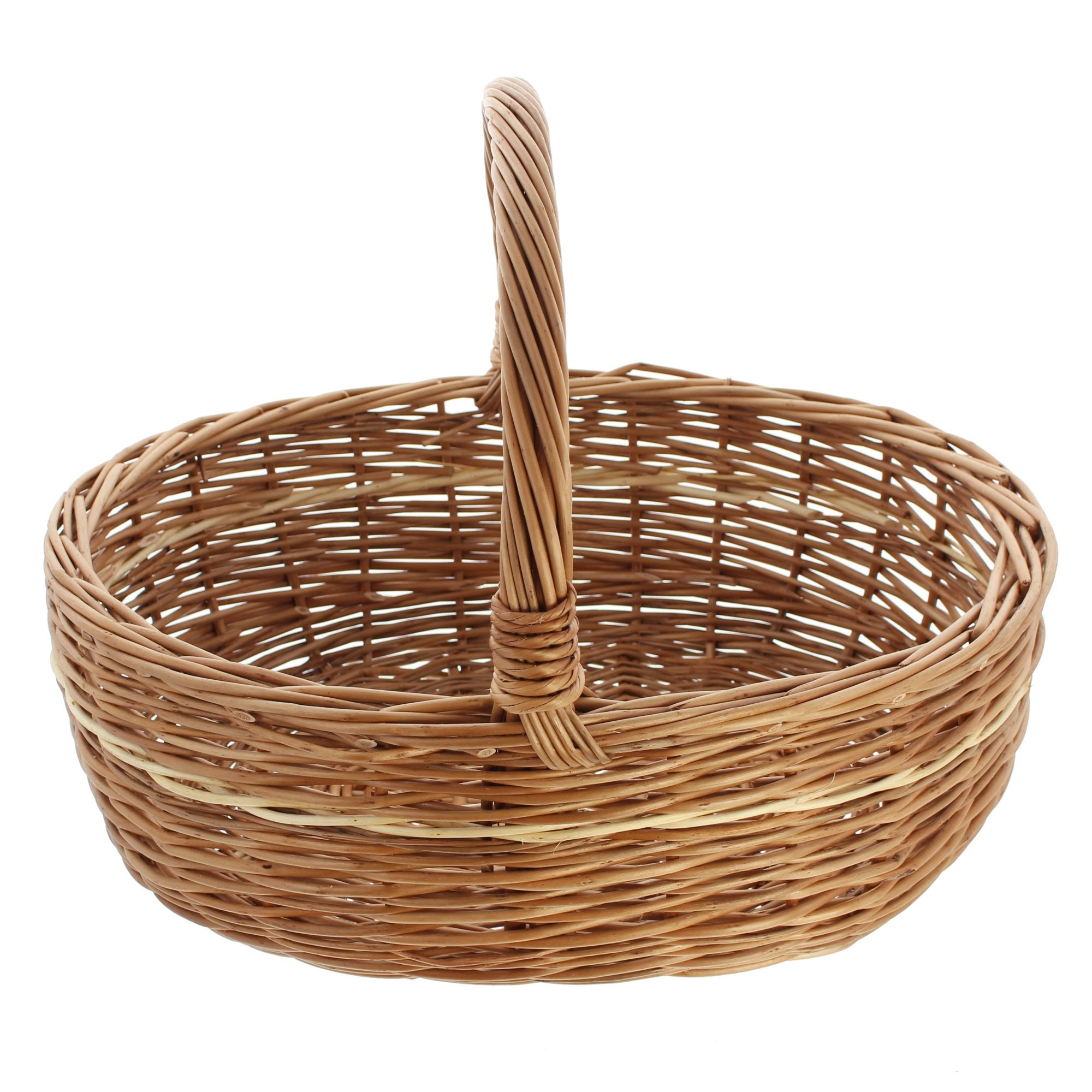 Acheter Panier à courses "rayures"  dans la boutique en ligne de Frank Flechtwaren pour Paniers à provisions