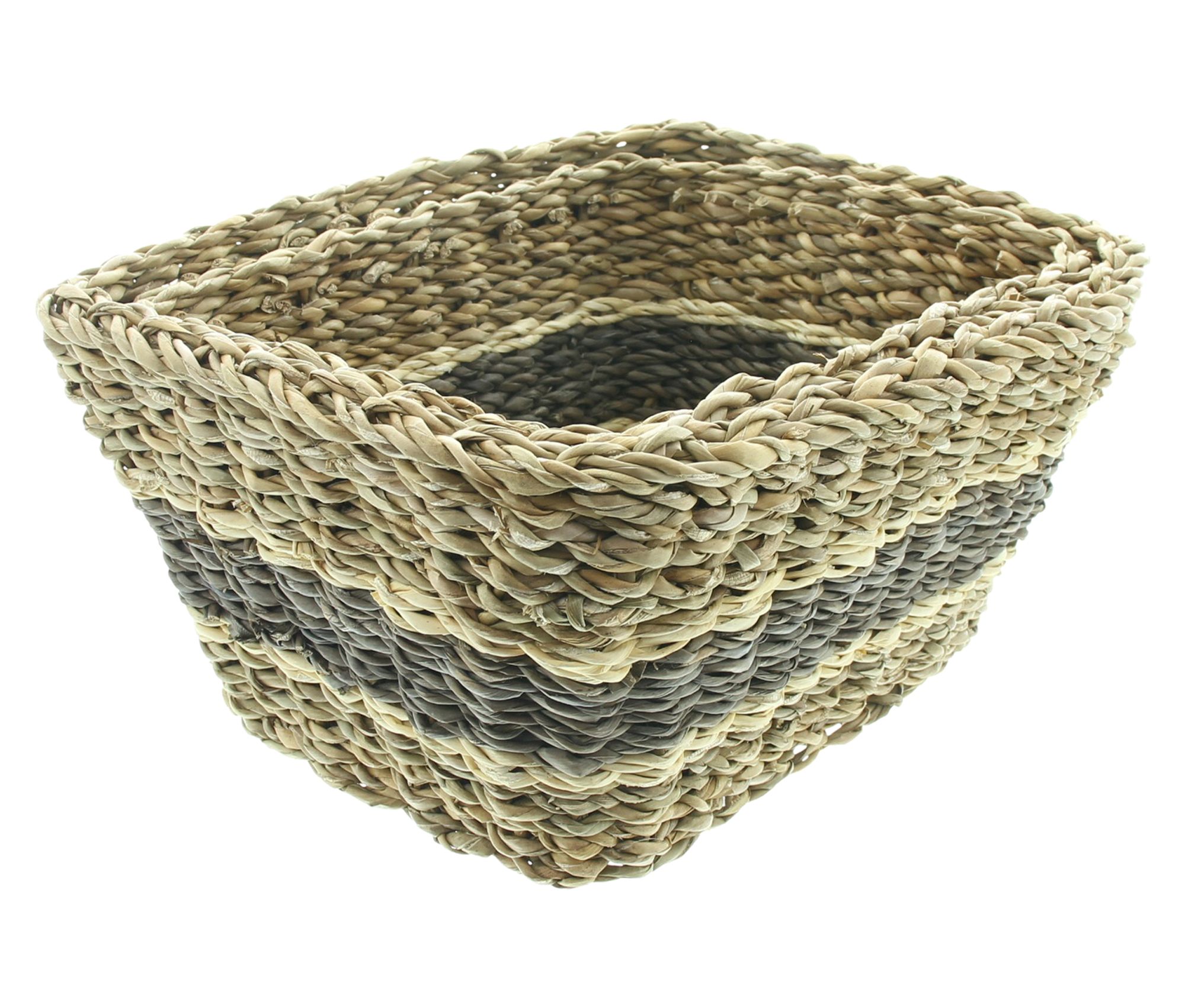 Acheter Panier de rangement « Brown Stripes », lot de 2 dans la boutique en ligne de Frank Flechtwaren pour Tons naturels
