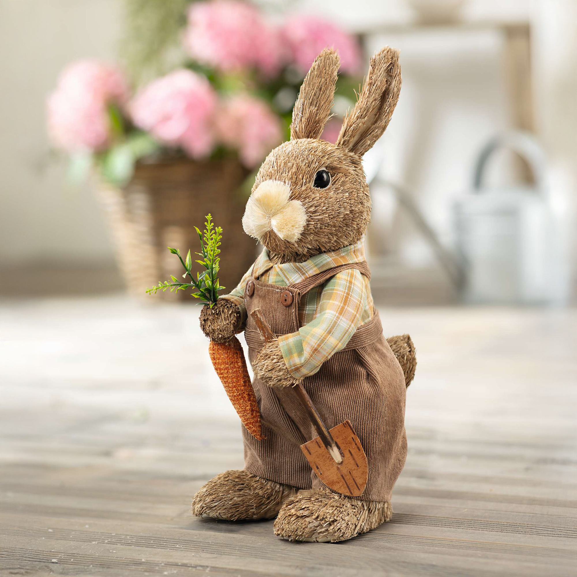 Acheter Figurine lapin "Rüdiger"  dans la boutique en ligne de Frank Flechtwaren