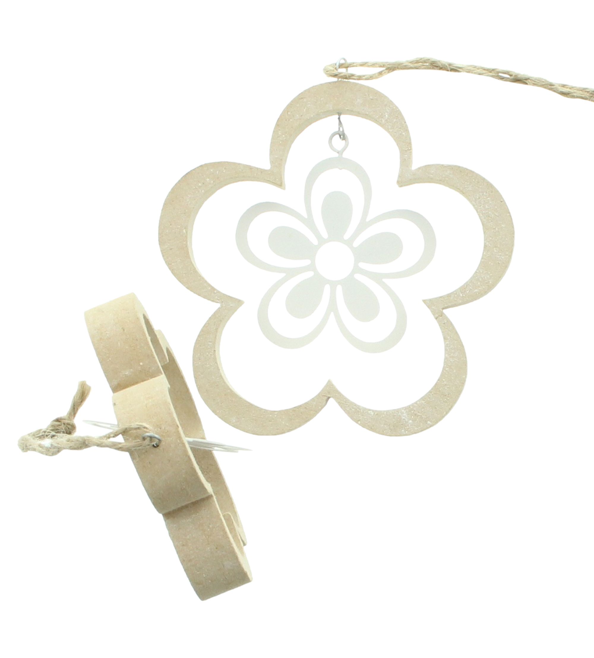 Acheter Lot de 3 suspensions "fleur"  dans la boutique en ligne de Frank Flechtwaren pour Pâques