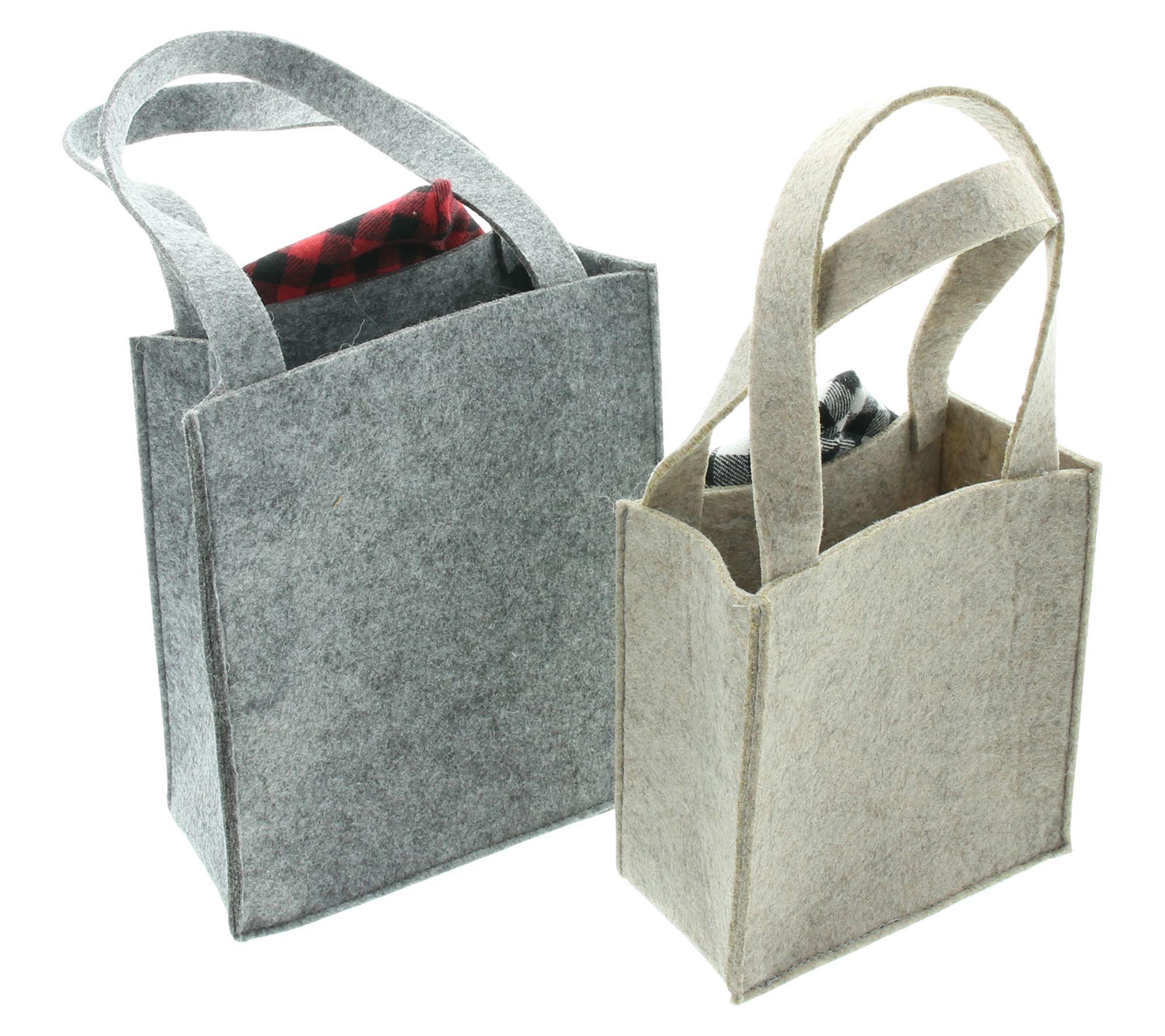 Acheter Lot de 2 sacs "lutin à carreaux"  dans la boutique en ligne de Frank Flechtwaren pour Sacs et sachets cadeaux