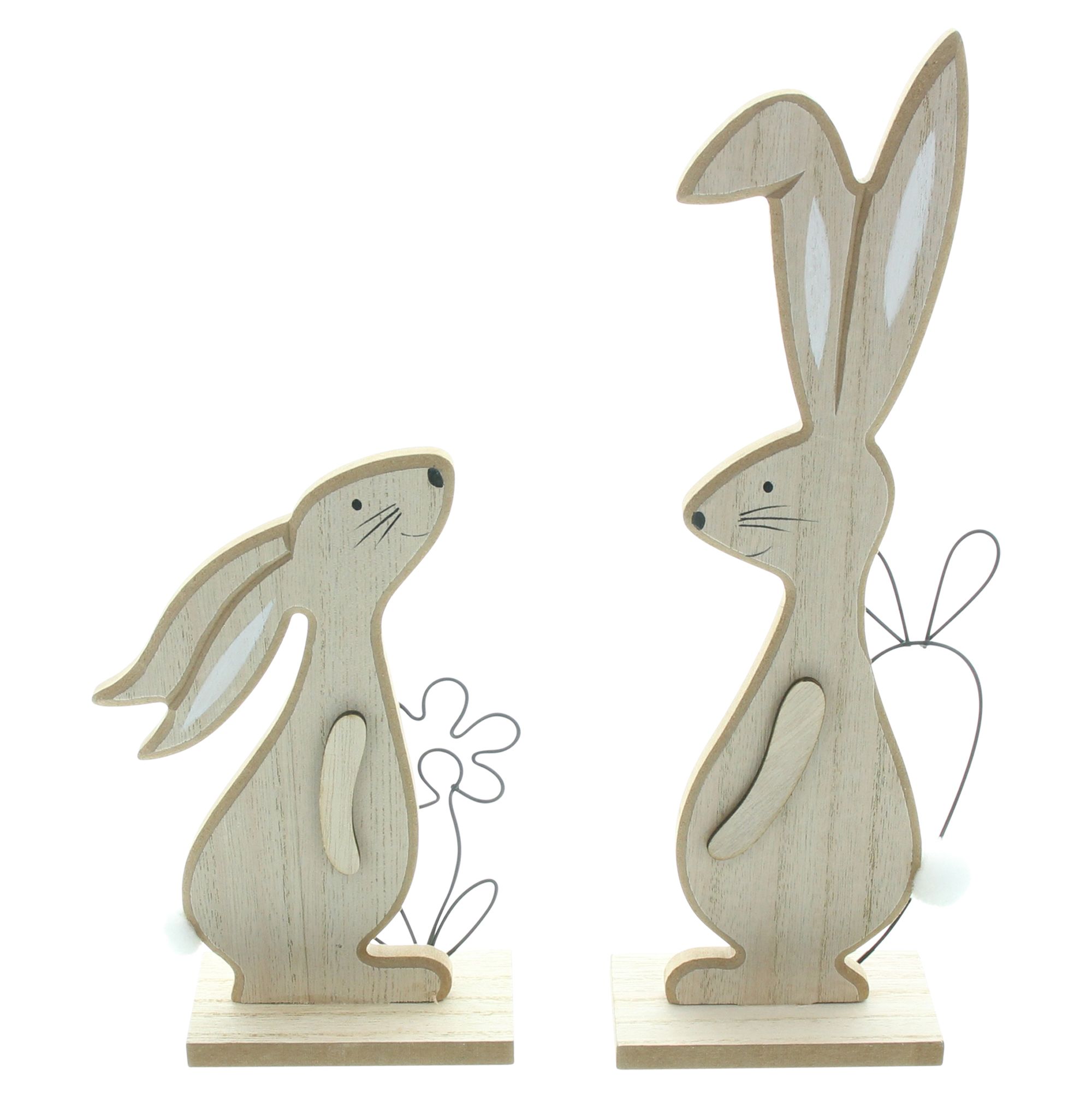 Acheter Lot de 2 lapins "nature" dans la boutique en ligne de Frank Flechtwaren pour Pâques Acheter Lot de 2 lapins "nature" dans la boutique en ligne de Frank Flechtwaren pour Pâques