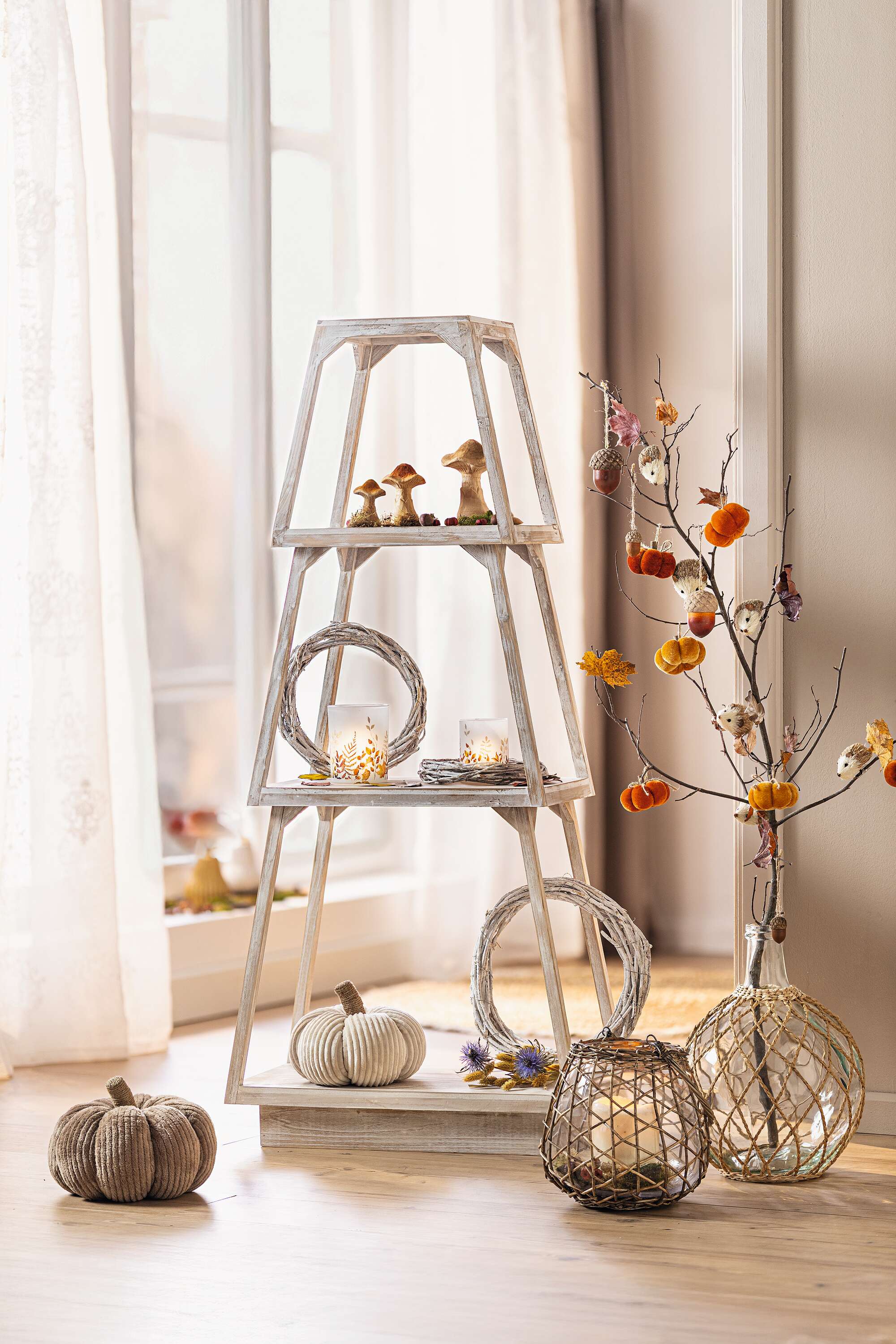 Acheter Lot de 2 limignons "automne"  dans la boutique en ligne de Frank Flechtwaren pour Série titre automne/hiver