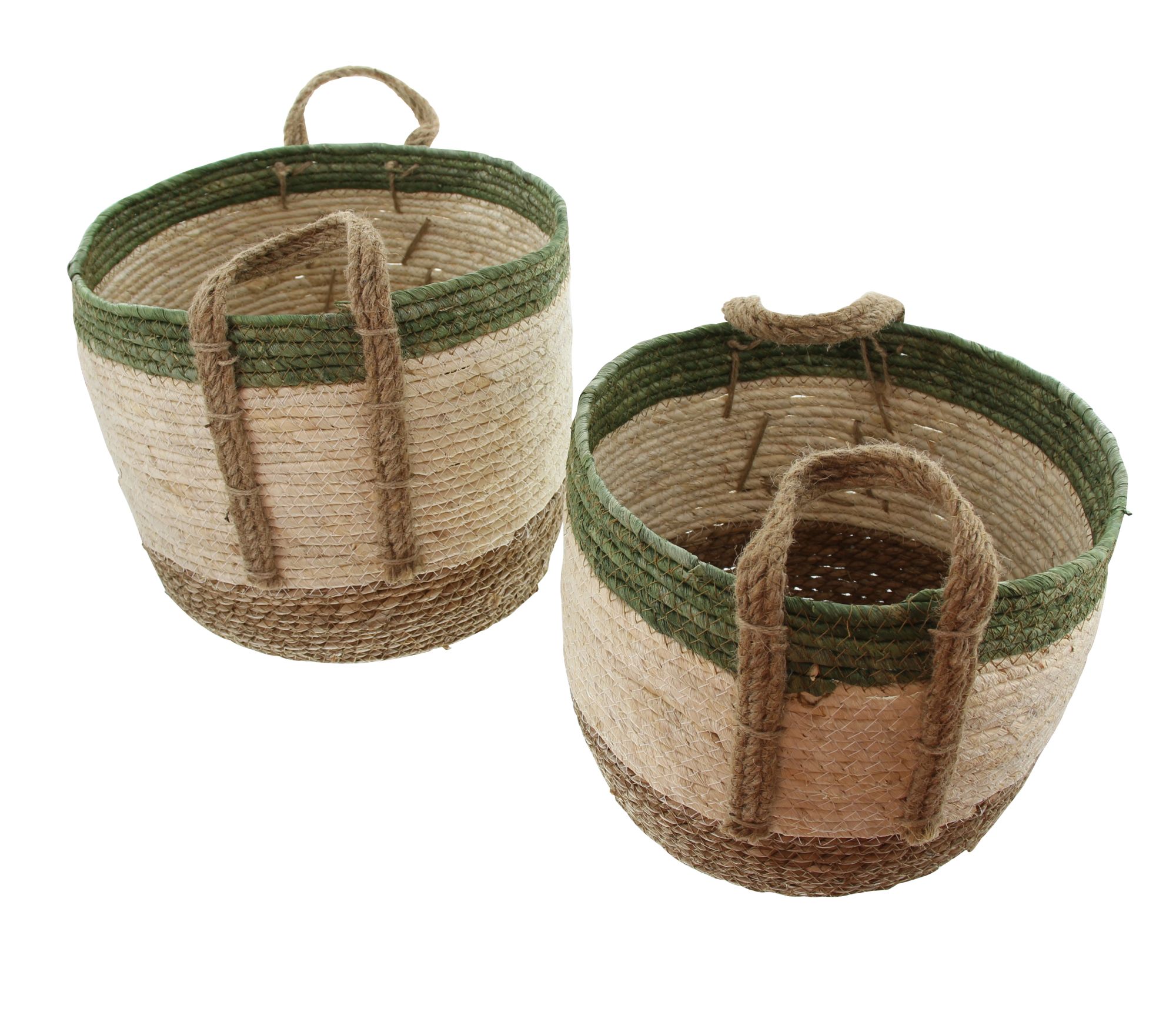 Acheter Lot de 2 corbeilles de rangement "couleurs" dans la boutique en ligne de Frank Flechtwaren pour Paniers de remplissage & universels Acheter Lot de 2 corbeilles de rangement "couleurs" dans la boutique en ligne de Frank Flechtwaren pour Paniers de remplissage & universels