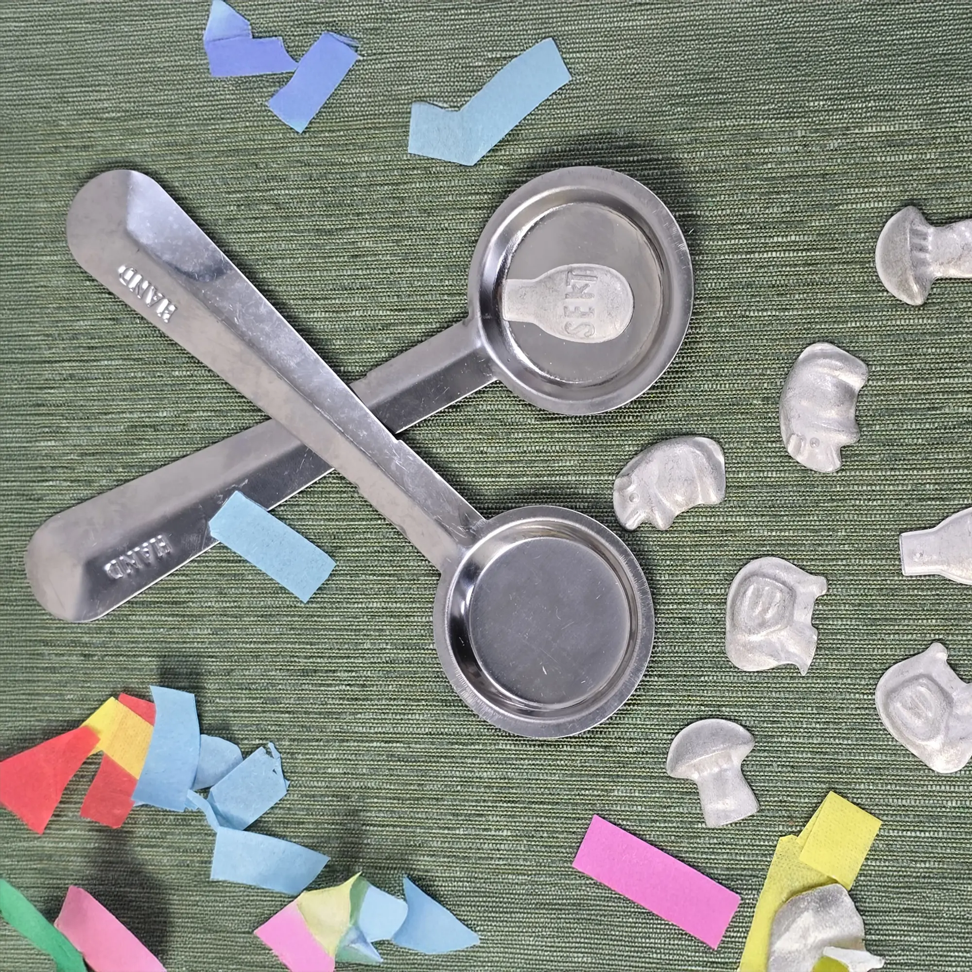 Acheter Jeu festif « Coulée d'étain », lot de 2  dans la boutique en ligne de Frank Flechtwaren