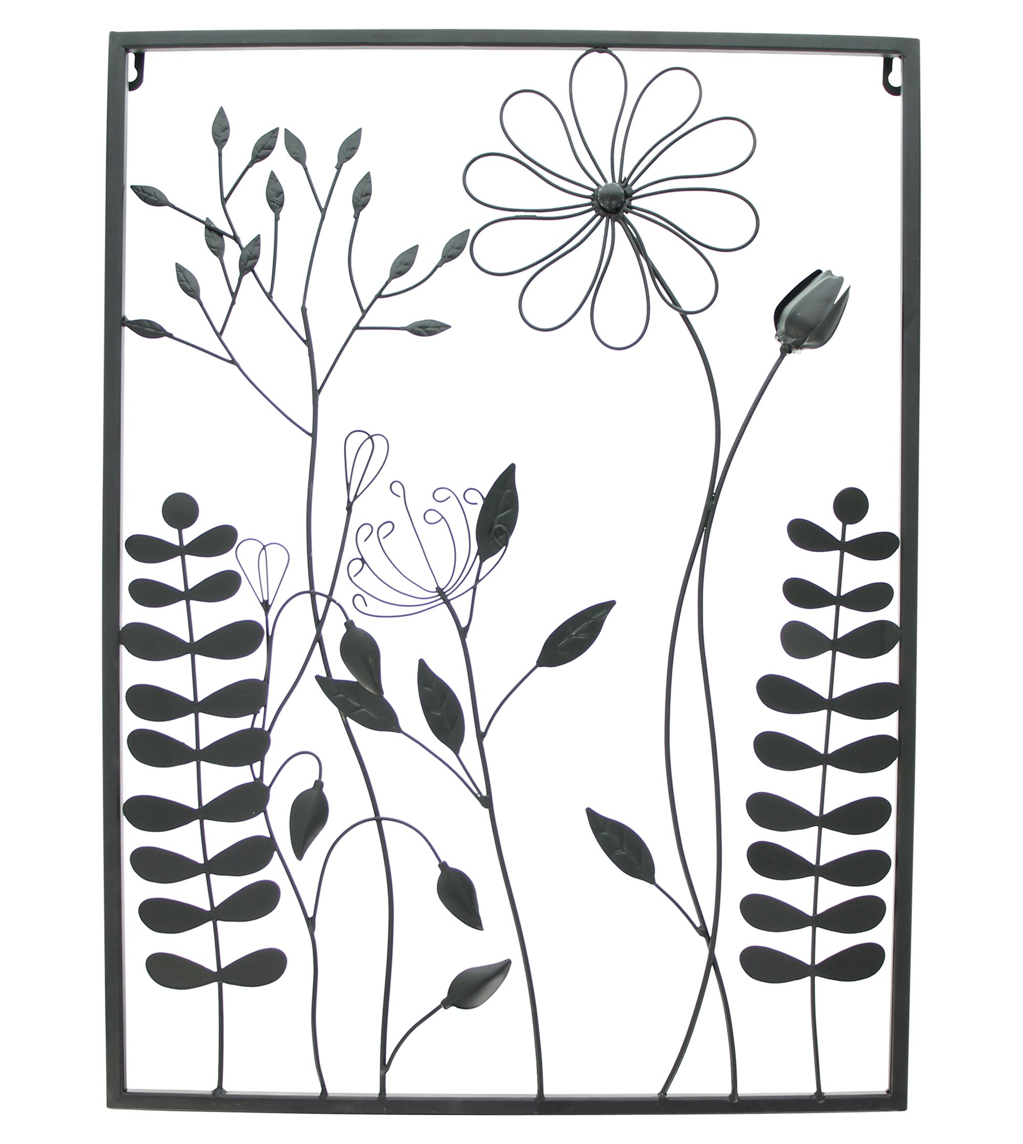 Acheter Cadre "Black Flowers"  dans la boutique en ligne de Frank Flechtwaren pour Pâques