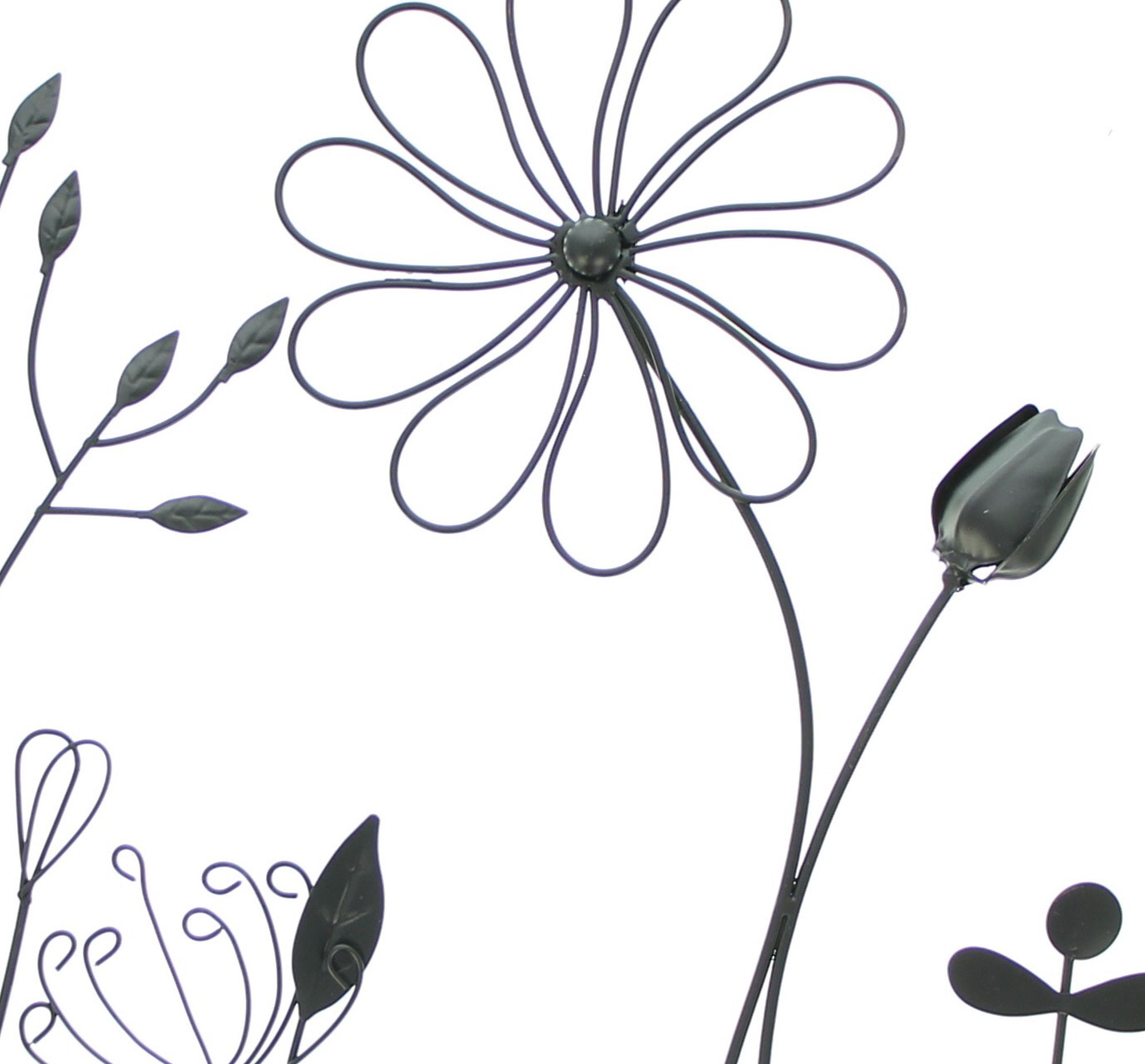 Acheter Cadre "Black Flowers"  dans la boutique en ligne de Frank Flechtwaren pour Pâques
