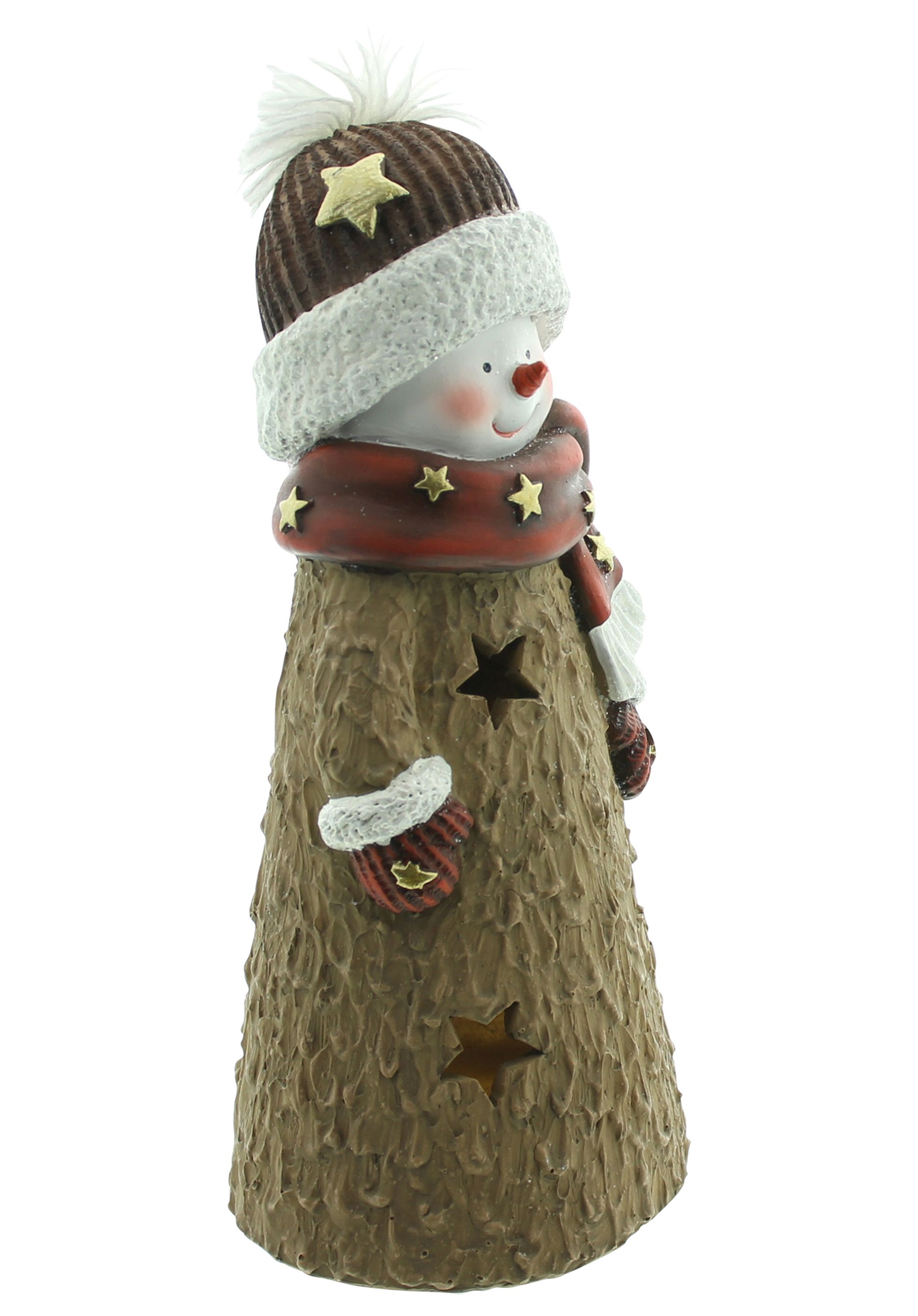 Acheter Bonhomme de neige LED "temps d'hiver"  dans la boutique en ligne de Frank Flechtwaren pour Noël
