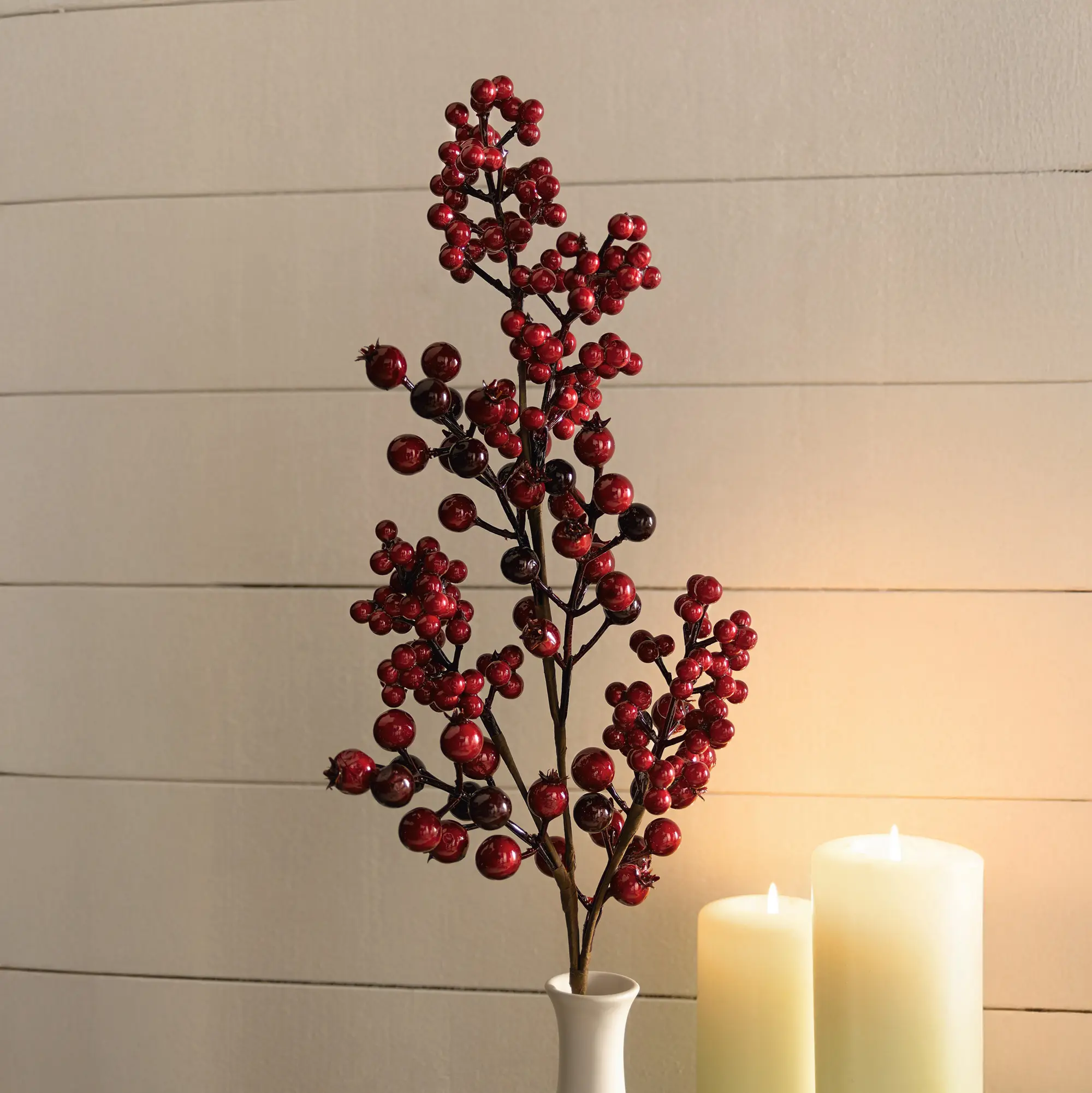Acheter Brindilles de décoration "baies rouges"  dans la boutique en ligne de Frank Flechtwaren