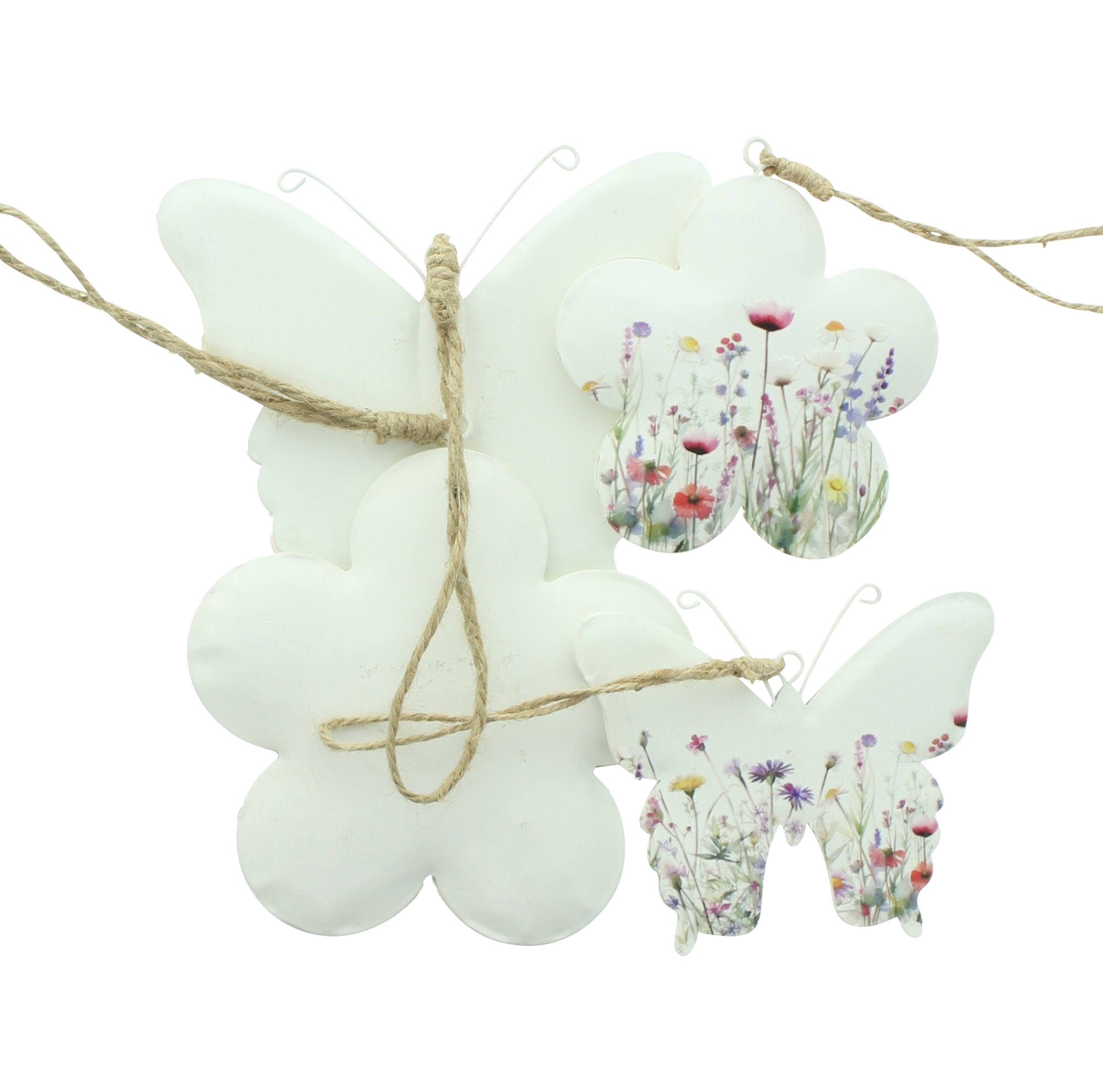 Acheter Lot de 4 suspensions "prairie printanière"  dans la boutique en ligne de Frank Flechtwaren pour Nouvel arrivage