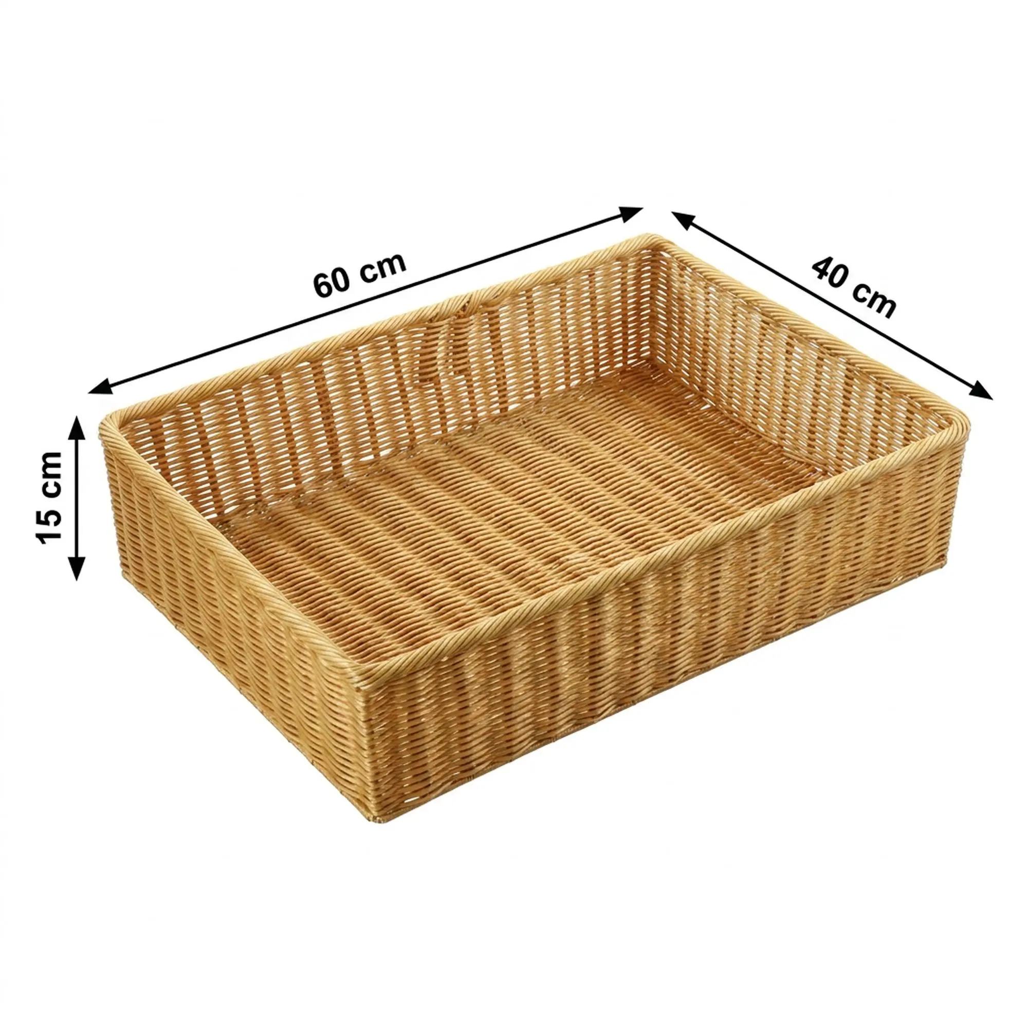 Acheter Panier d'étalage "poly"  dans la boutique en ligne de Frank Flechtwaren pour Décorations magasin