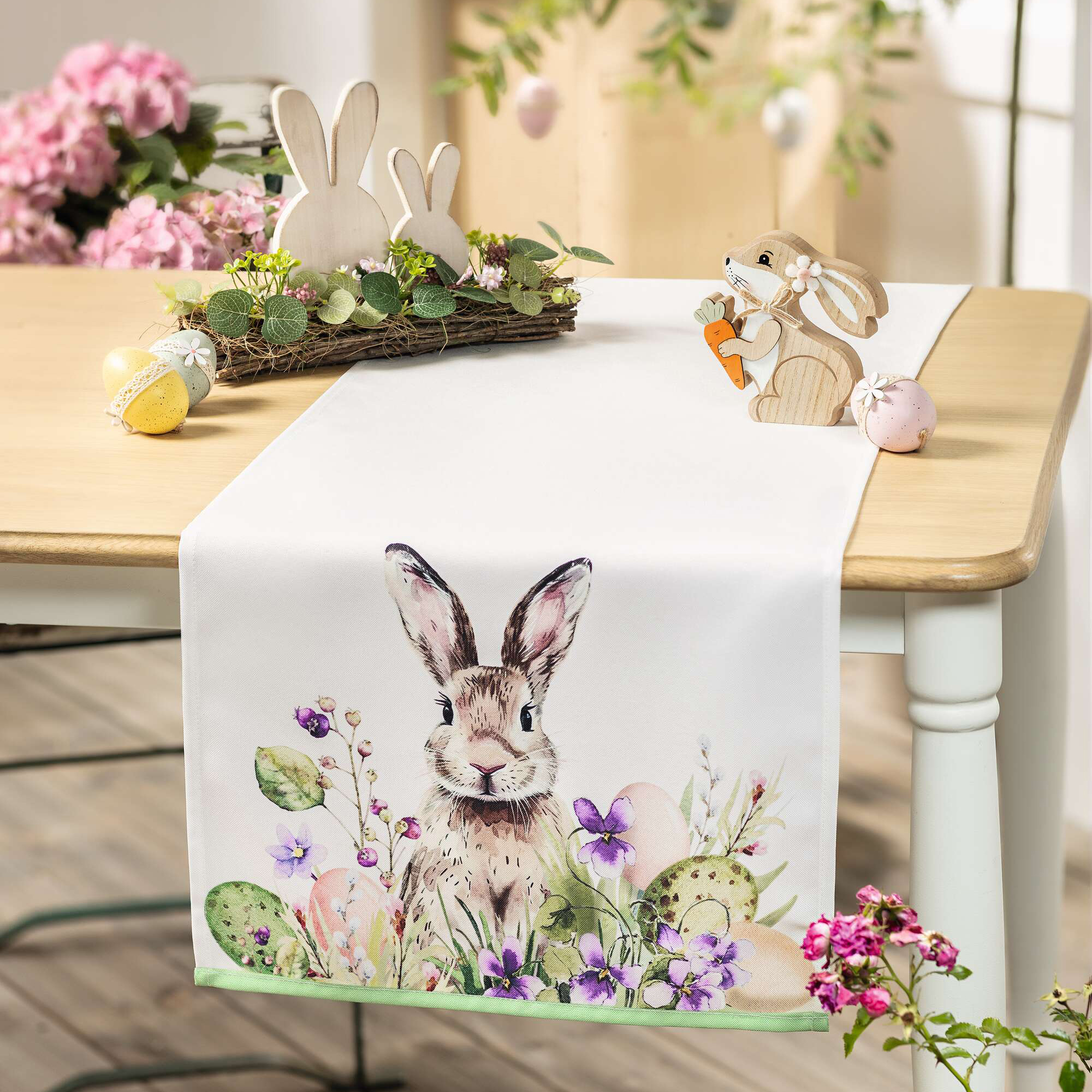 Acheter Chemin de table "lapin de Pâques"  dans la boutique en ligne de Frank Flechtwaren