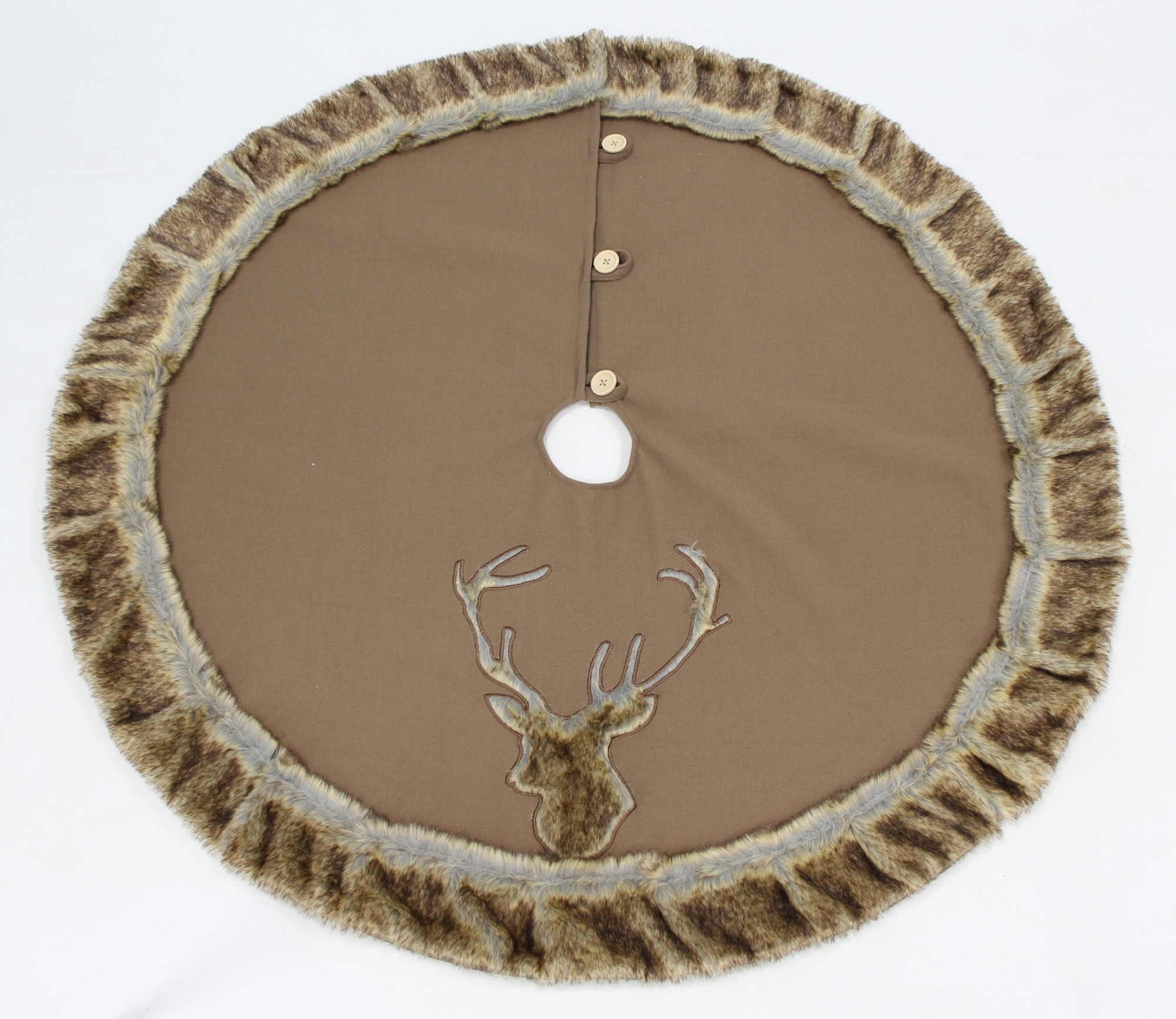 Acheter Couvre-pied de sapin de Noël "cerf"  dans la boutique en ligne de Frank Flechtwaren pour Noël