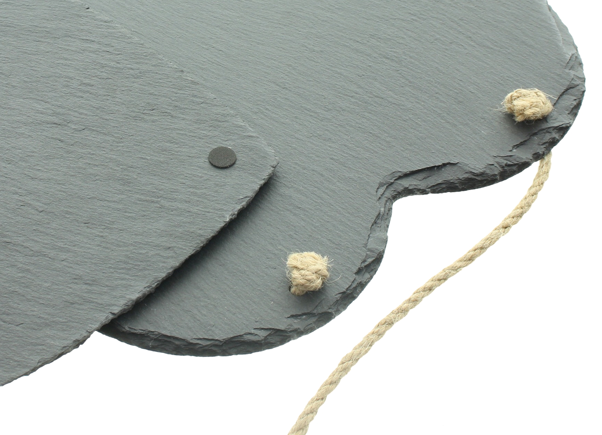 Acheter Lot de 2 suspensions coeur "ardoise"  dans la boutique en ligne de Frank Flechtwaren pour Nouvel arrivage