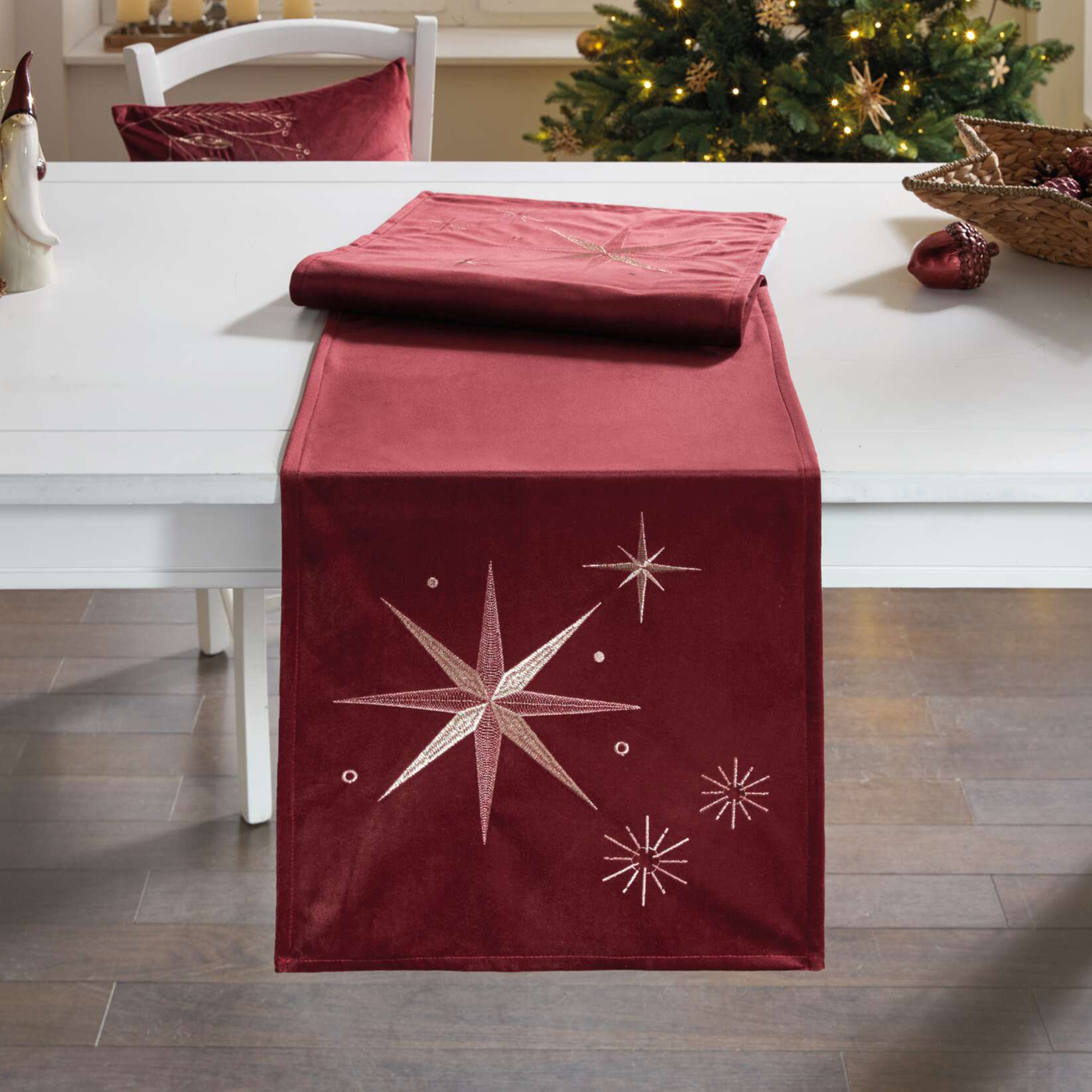 Acheter Chemin de table "étoile noble"  dans la boutique en ligne de Frank Flechtwaren