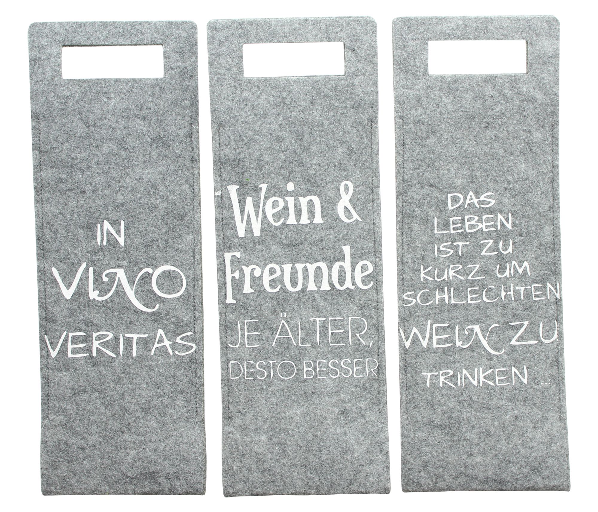 Acheter Lot de 3 sacs cadeaux "vin"  dans la boutique en ligne de Frank Flechtwaren pour Noël