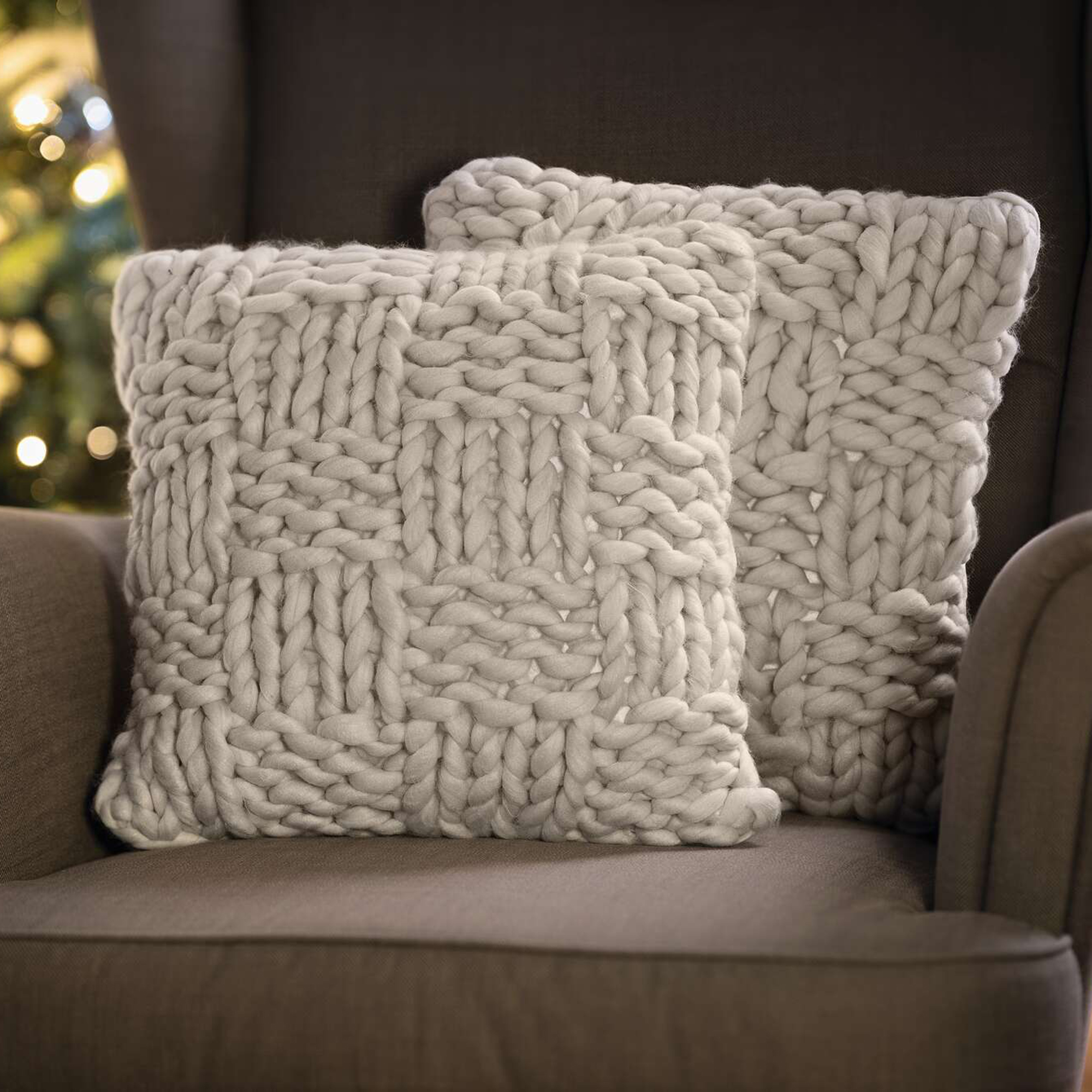 Acheter Housse de coussin "tricot"  dans la boutique en ligne de Frank Flechtwaren