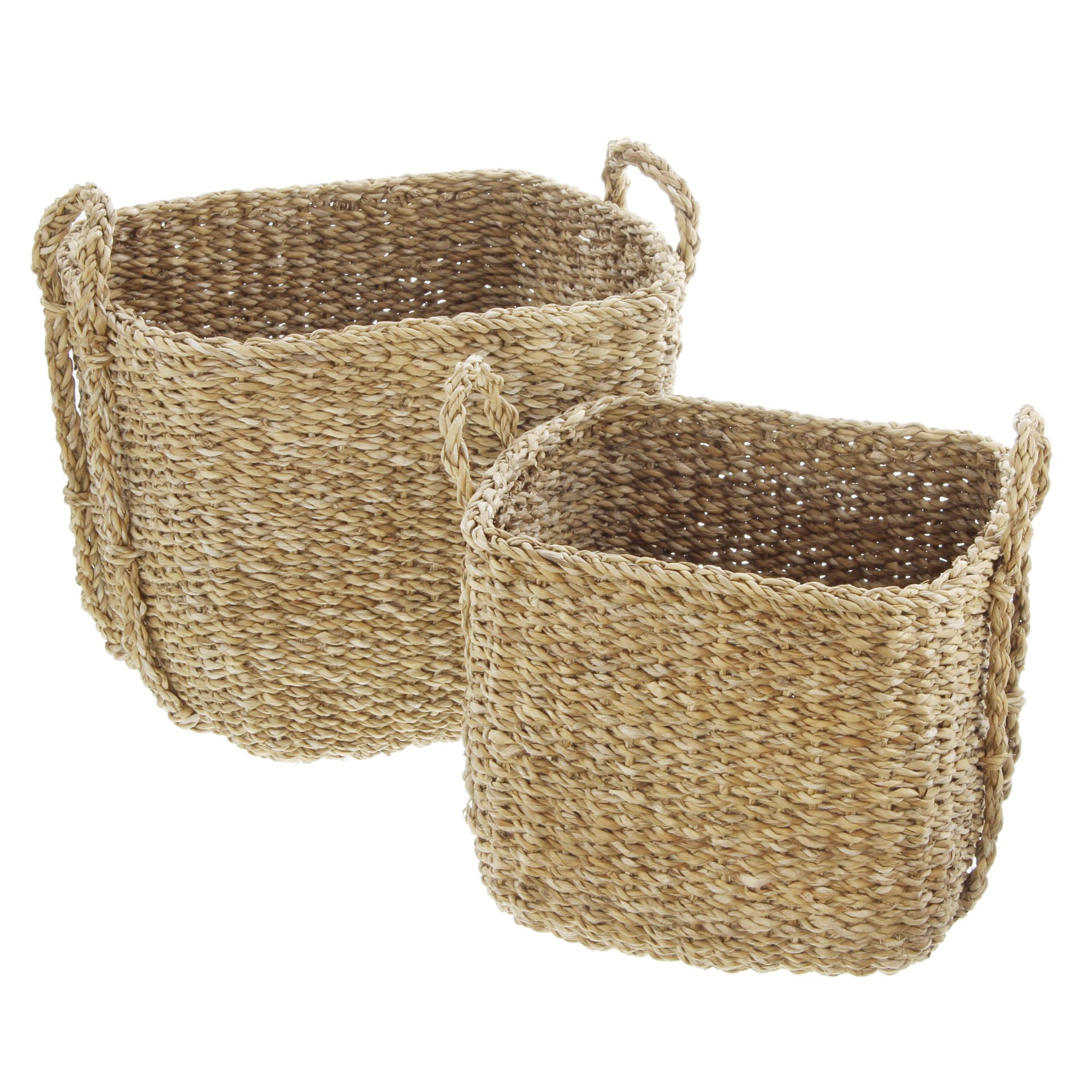 Acheter Lot de 2 paniers "zostère" dans la boutique en ligne de Frank Flechtwaren pour Salle de bain Acheter Lot de 2 paniers "zostère" dans la boutique en ligne de Frank Flechtwaren pour Salle de bain