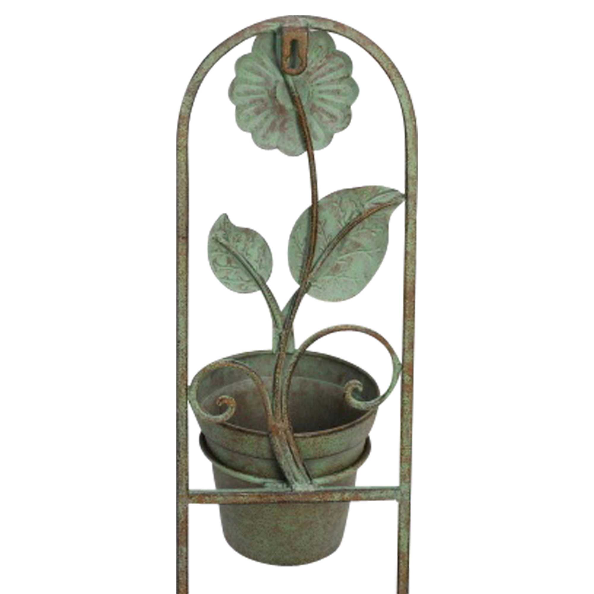 Acheter Jardinière murale "fleurs"  dans la boutique en ligne de Frank Flechtwaren pour Pots de fleurs