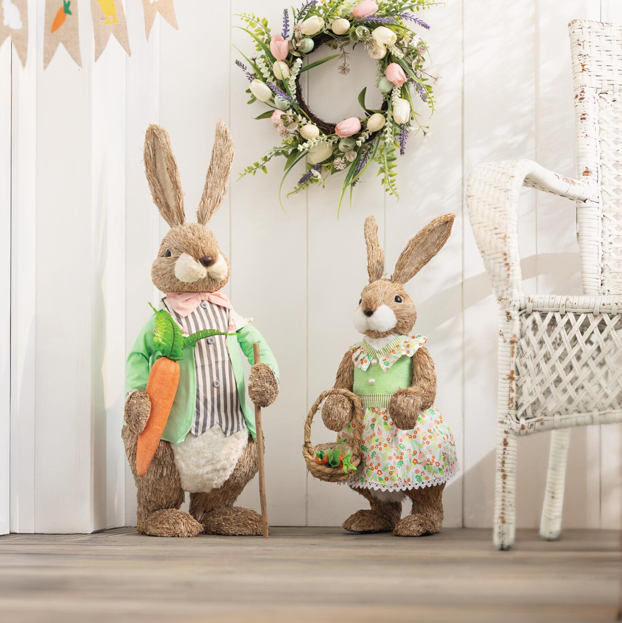 Acheter Figurine " madame lapin"  dans la boutique en ligne de Frank Flechtwaren