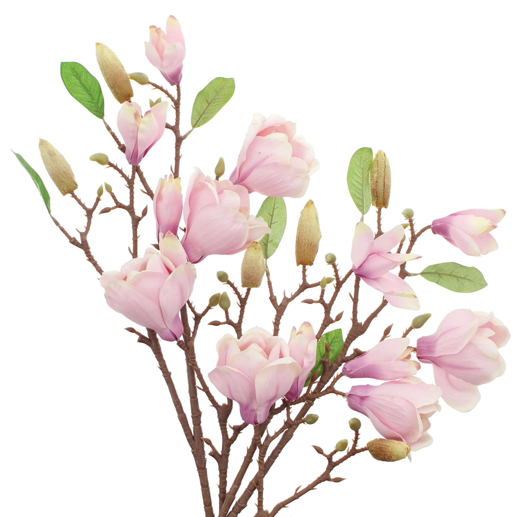 Acheter Lot de 2 fleurs artificielles "magnolias"  dans la boutique en ligne de Frank Flechtwaren pour Pâques
