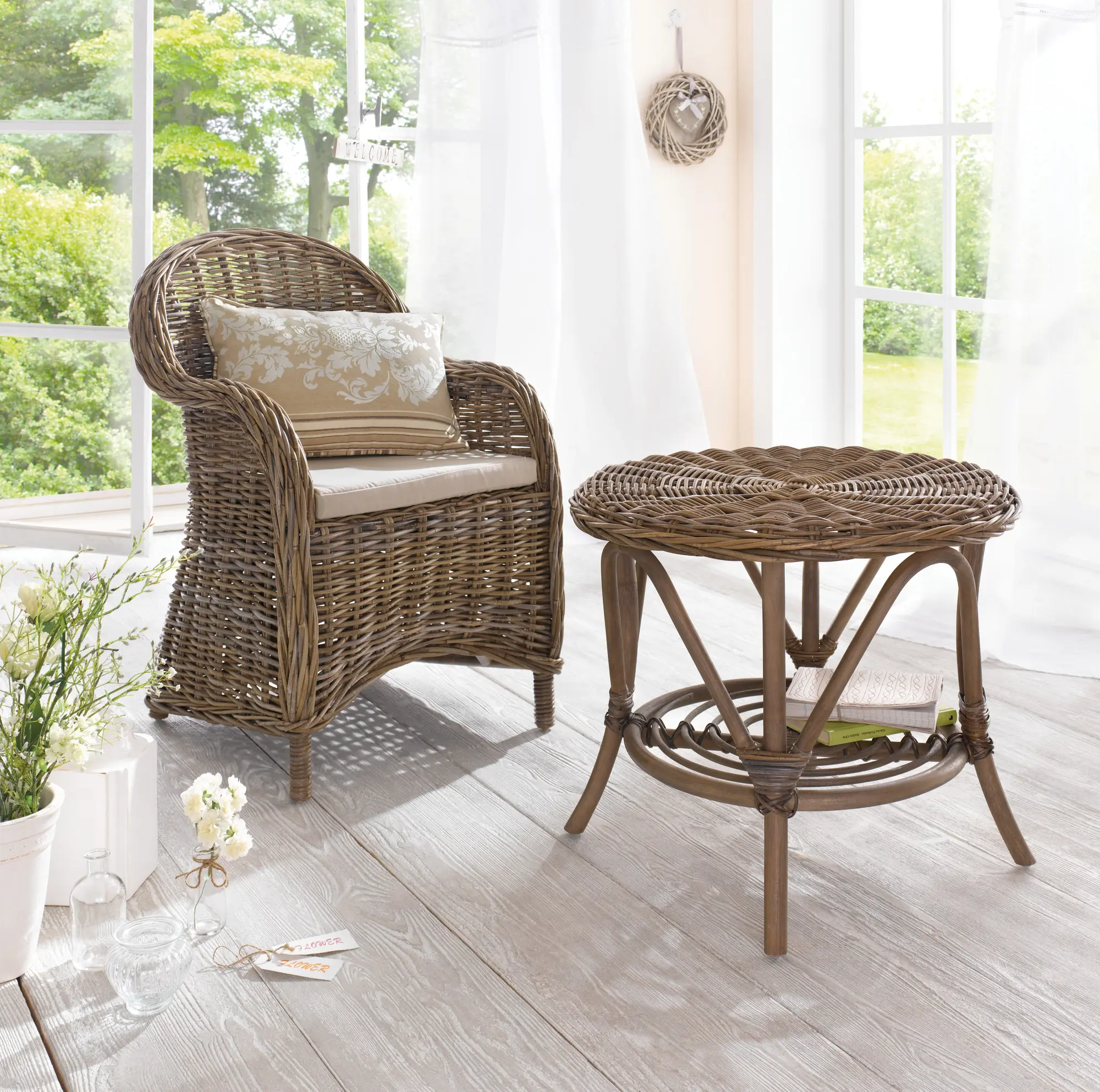 Acheter Fauteuil rotin "Koboo Grey" dans la boutique en ligne de Frank Flechtwaren pour Fauteuils & chaises Acheter Fauteuil rotin "Koboo Grey" dans la boutique en ligne de Frank Flechtwaren pour Fauteuils & chaises
