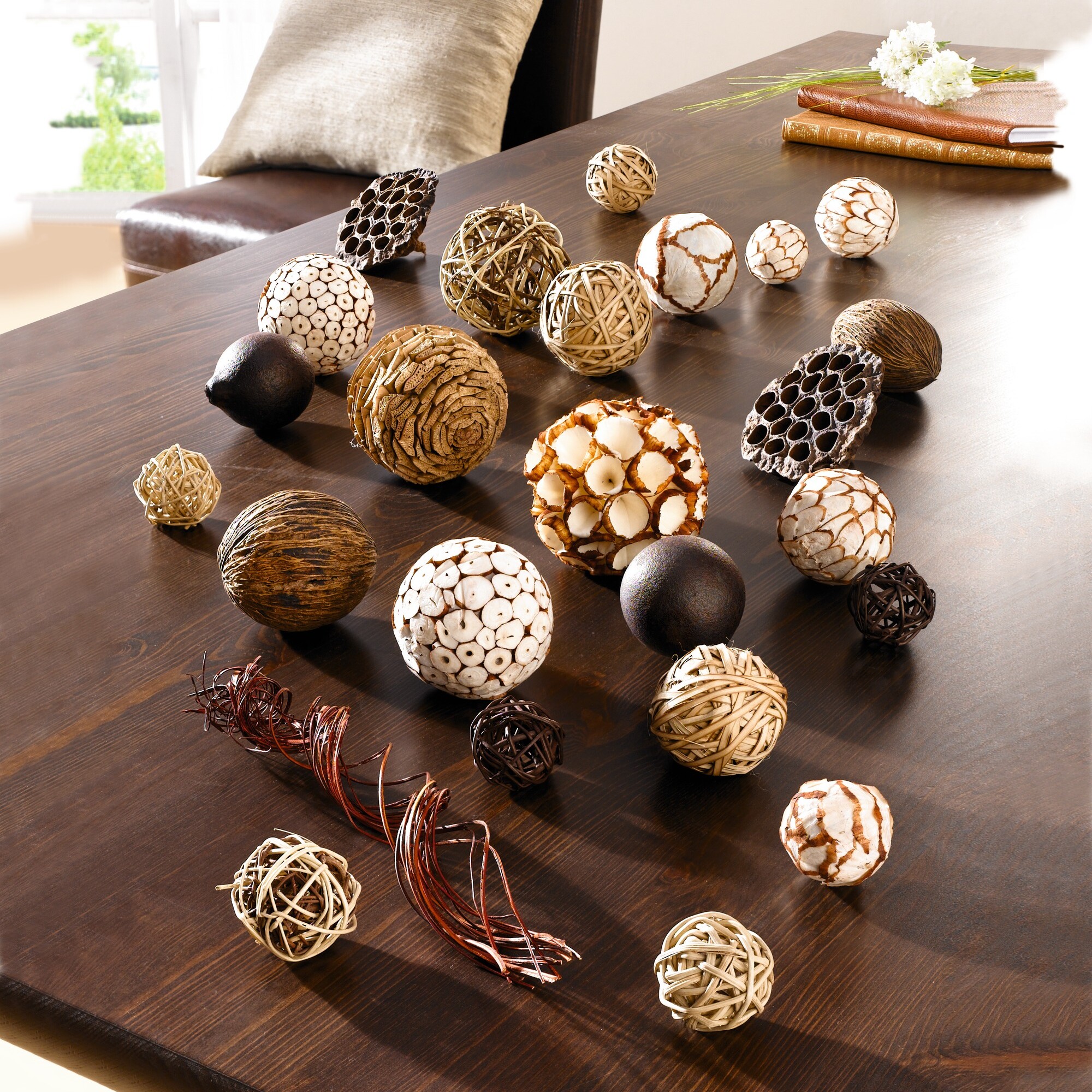 Acheter Lot de 25 boules "naturelles"  dans la boutique en ligne de Frank Flechtwaren