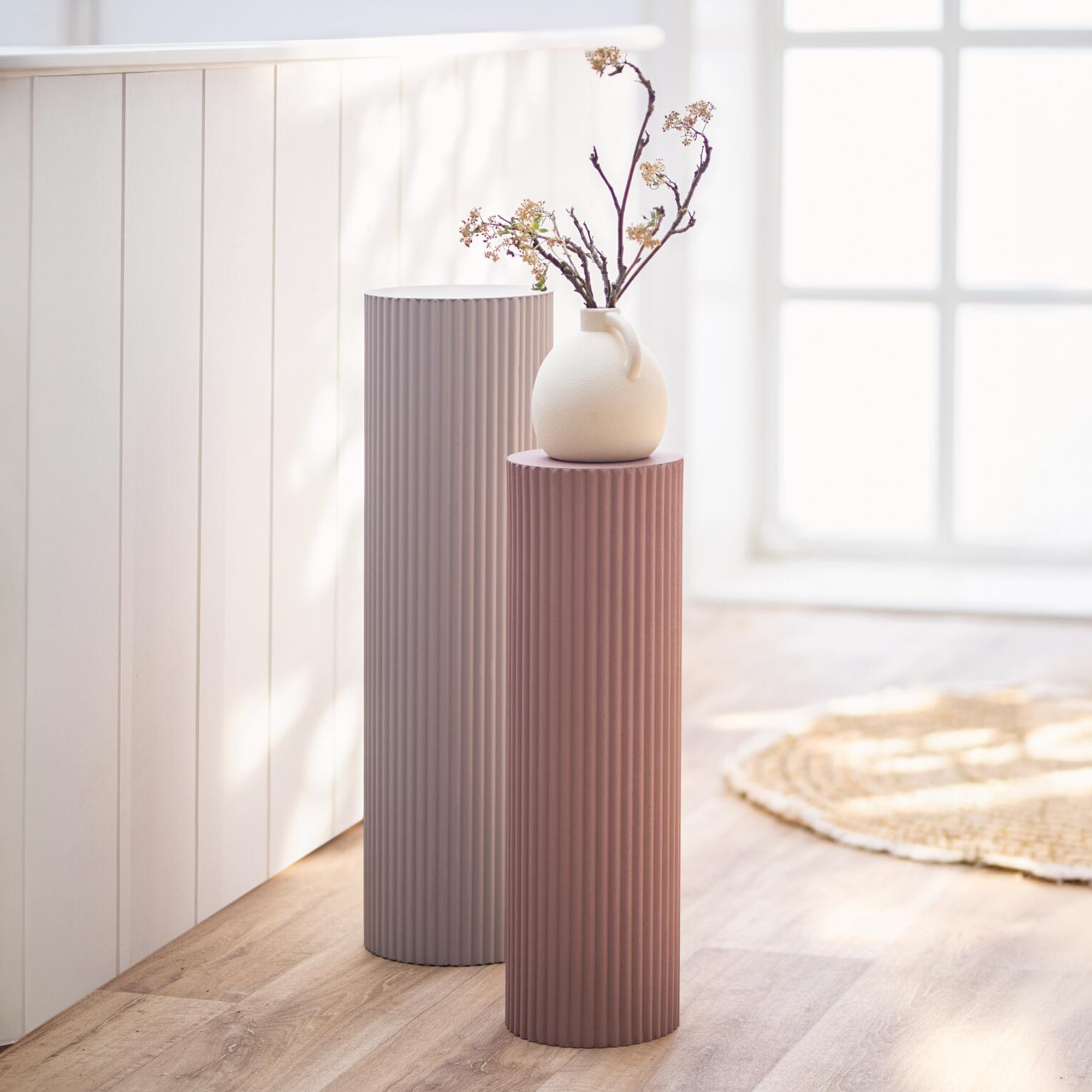 Acheter Colonne décorative « Pastell », lot de 2  dans la boutique en ligne de Frank Flechtwaren
