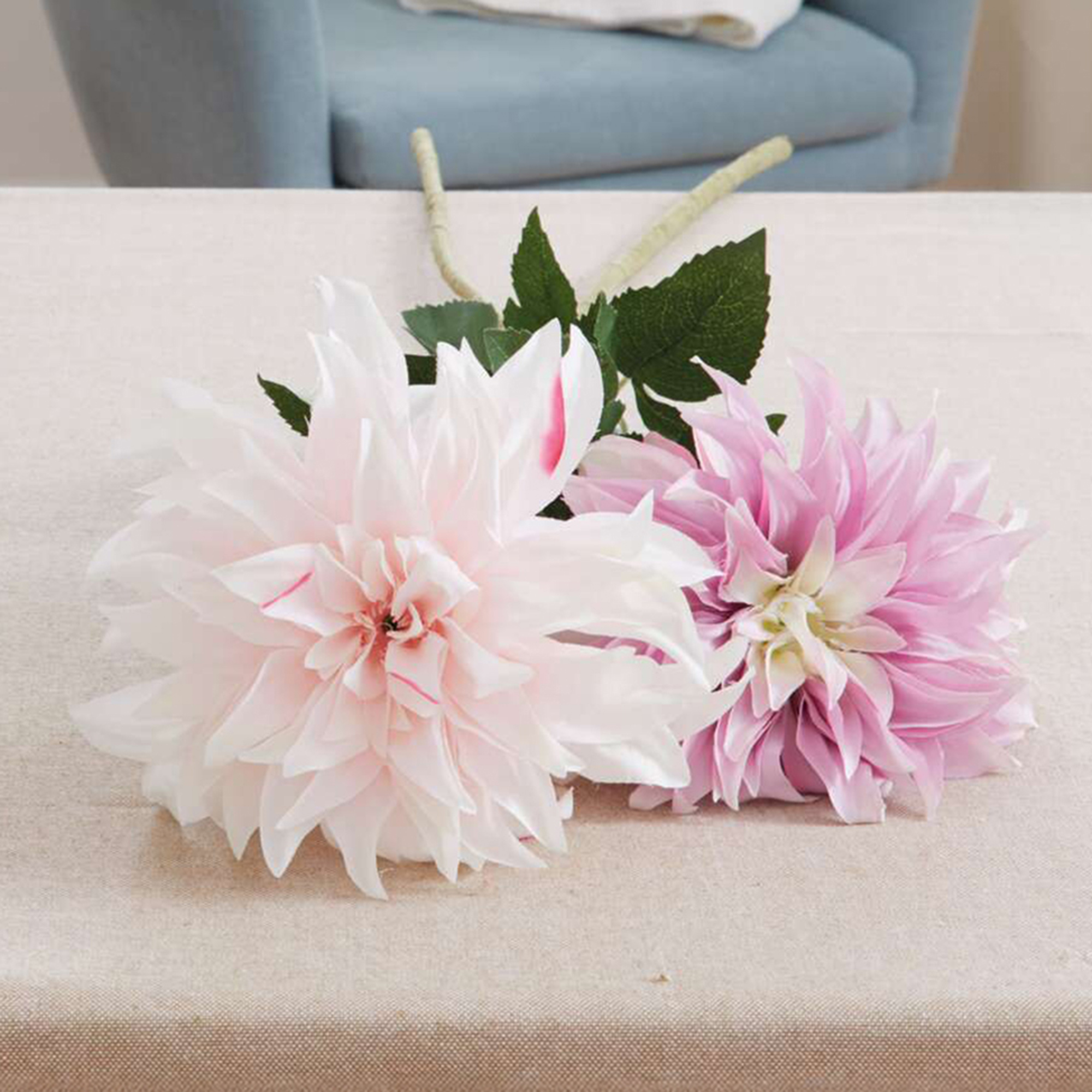 Acheter Lot de 2 fleurs "dahlia orchidée"  dans la boutique en ligne de Frank Flechtwaren