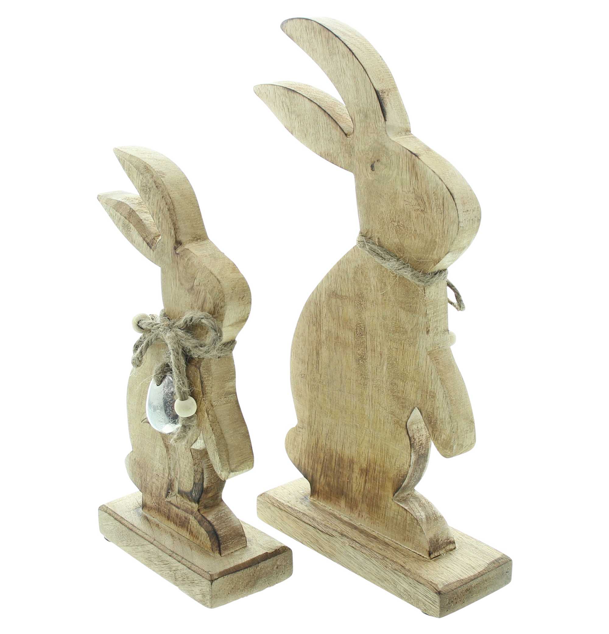 Acheter Lot de 2 décorations de Pâques "lapins de Pâques"  dans la boutique en ligne de Frank Flechtwaren pour Pâques